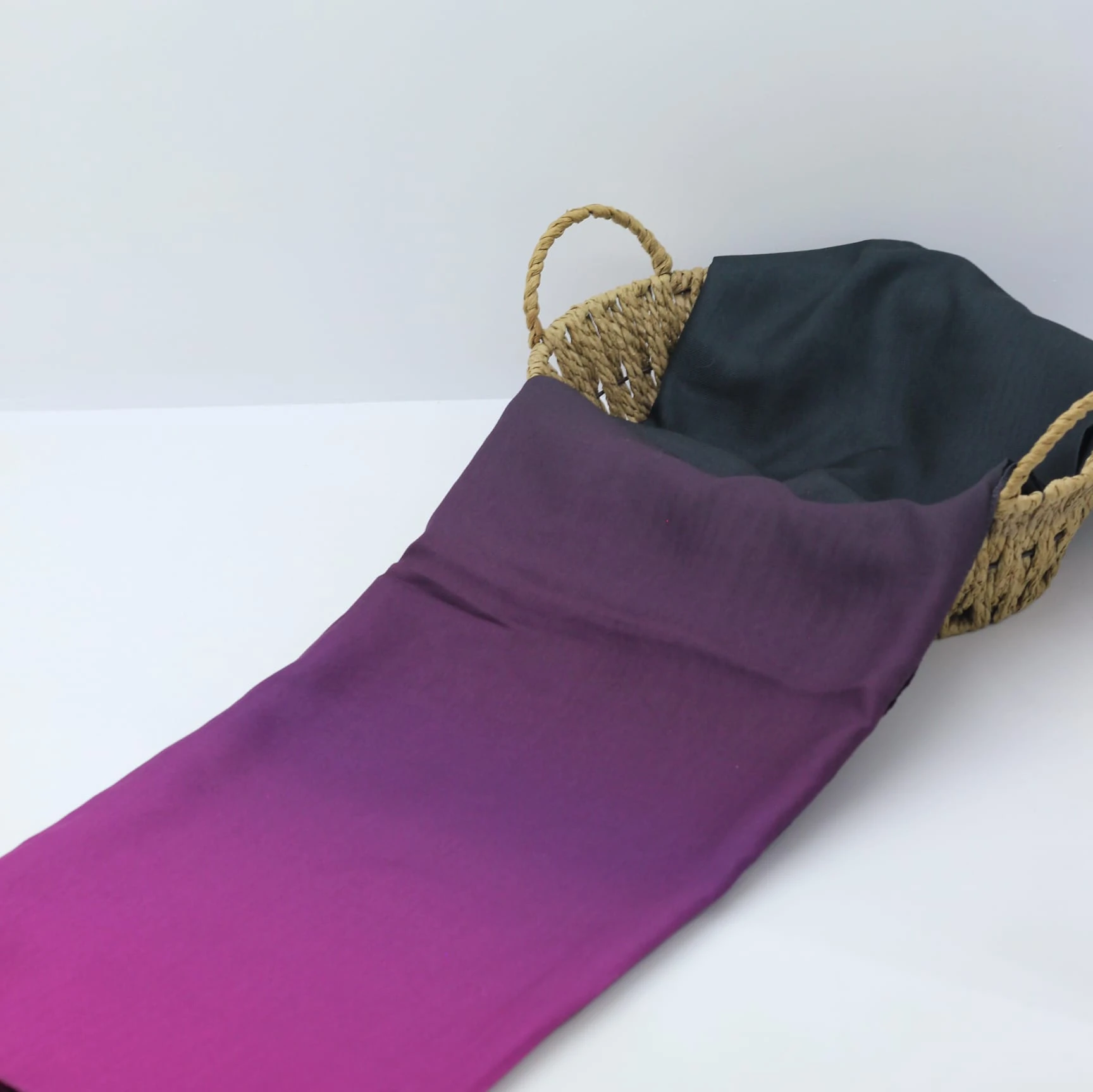 Pamuklu Soft Şal / Fuşya-Siyah