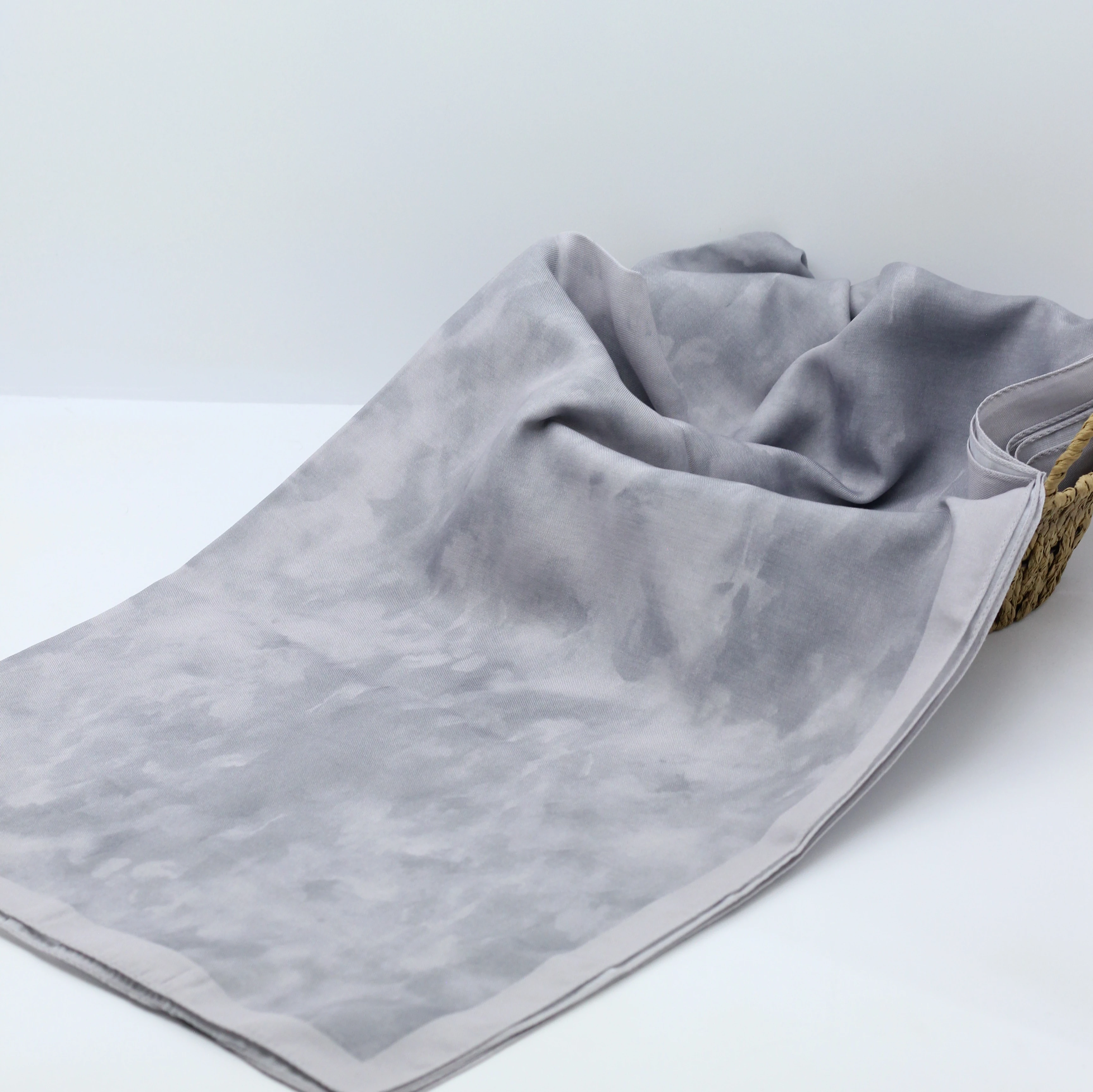 Pamuklu Soft Şal / Açık Gri