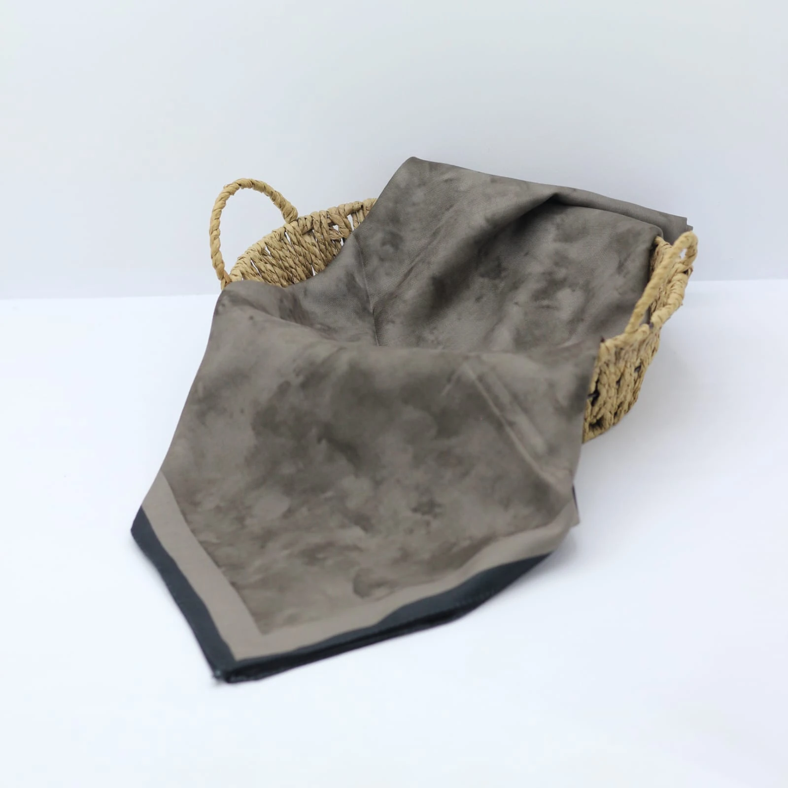 Pamuklu Soft Eşarp / Kahverengimsi gri