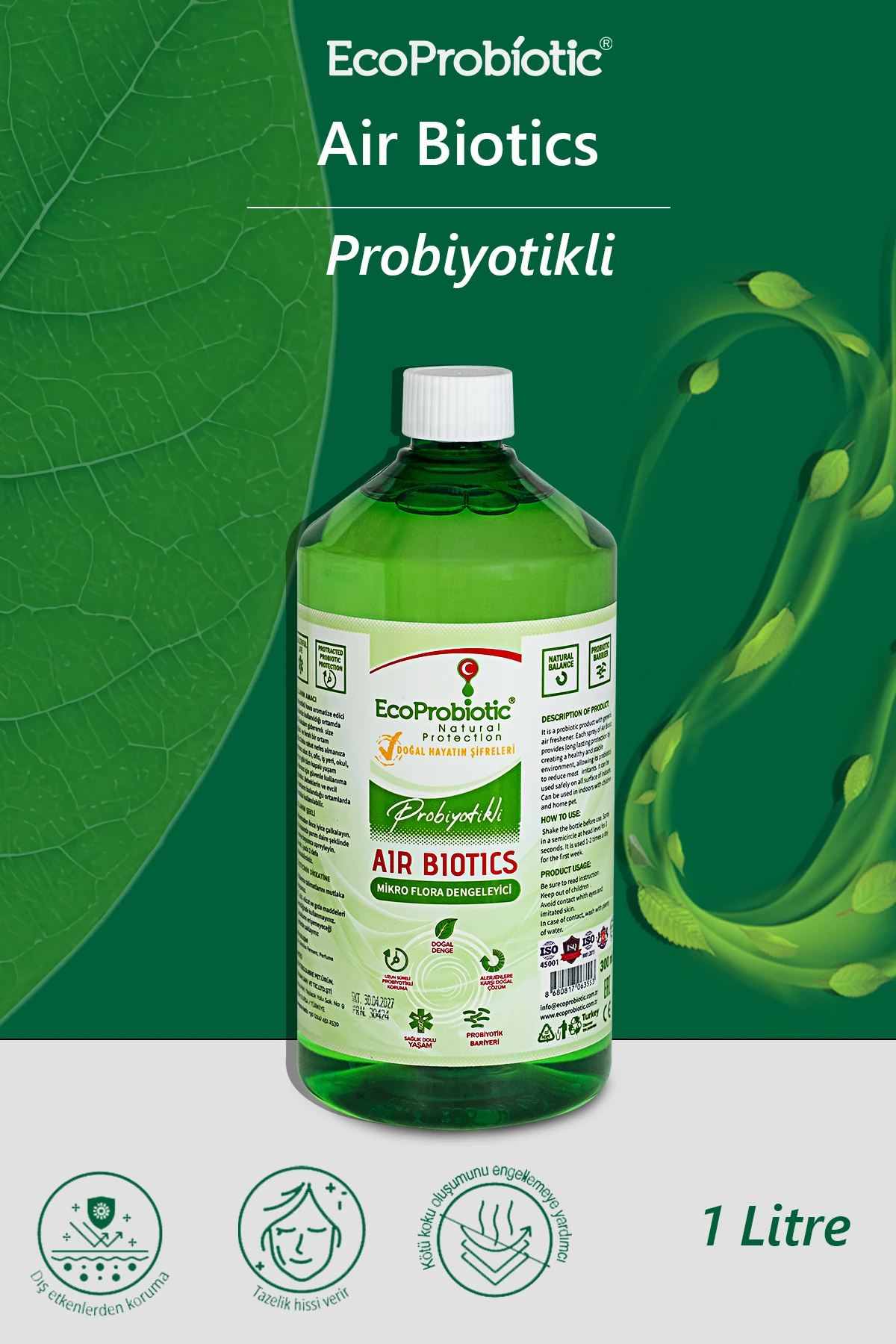 Air Biotics | Probiyotikli Koku Giderici Hava Temizliği | EcoProbiotic