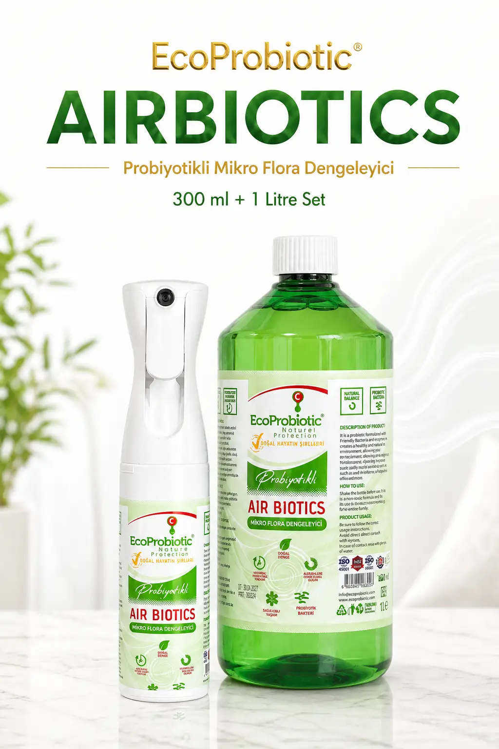 Air Biotics | Probiyotikli Koku Giderici Hava Temizliği | EcoProbiotic