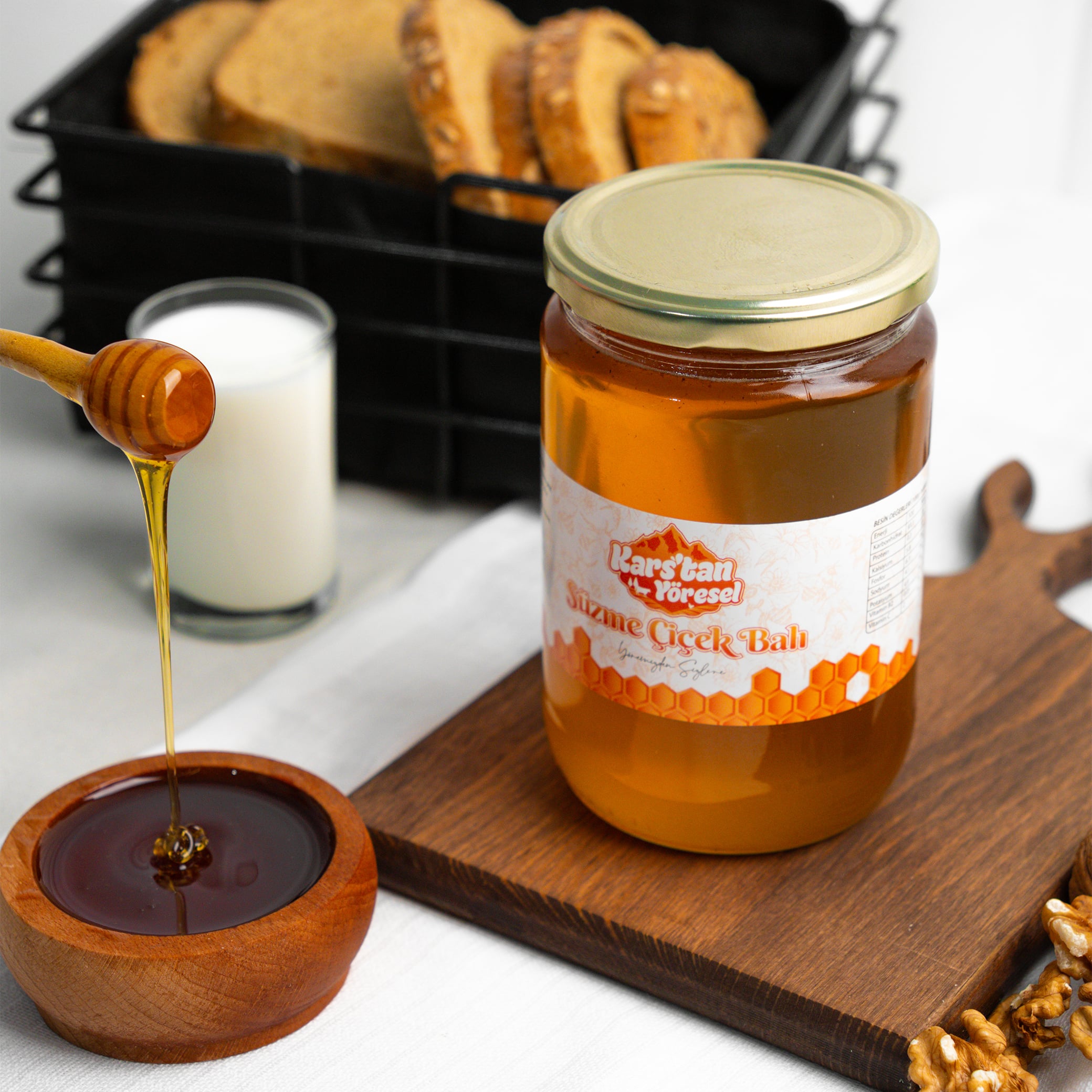 Kars Süzme Çiçek Balı - 1KG