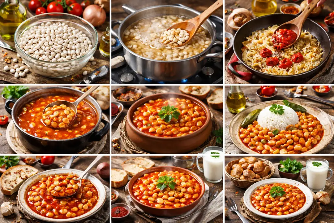 Kuru Fasulye Tarifi (Tam Ölçülü, Lokum Gibi Pişen, Dağılmayan)