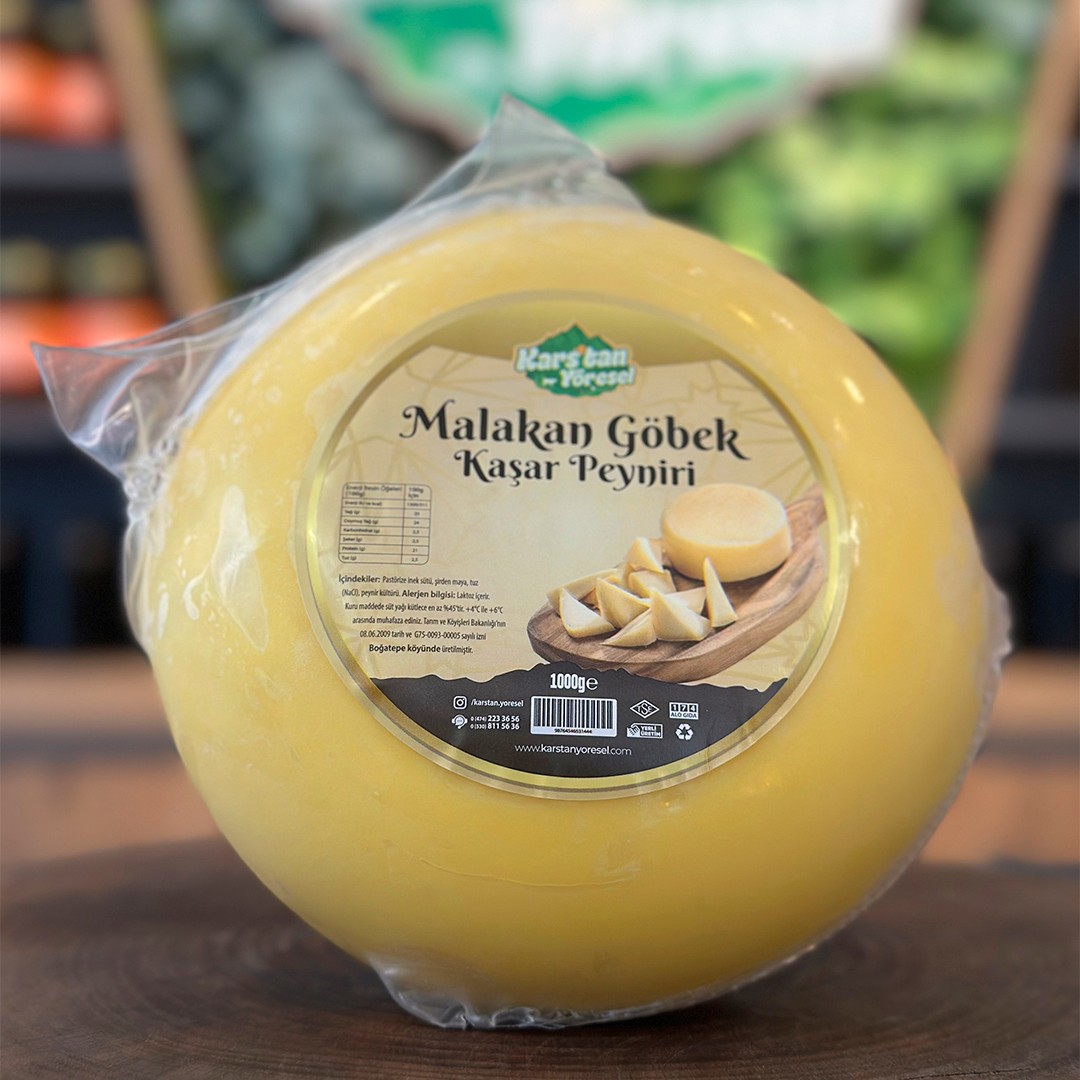 Kars Malakan Göbek Kaşar Peyniri - 1KG