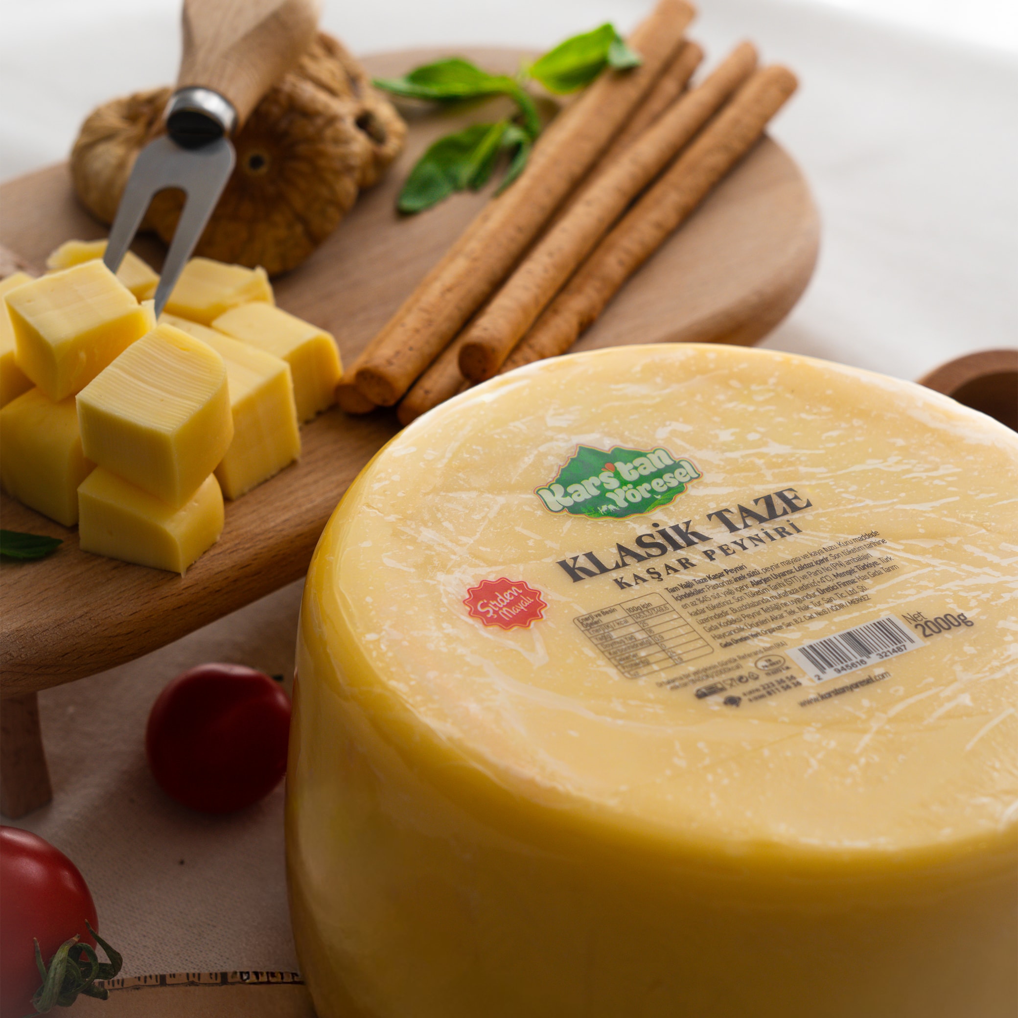 Kars Taze Kaşar Peyniri - 1900gr / 2000gr
