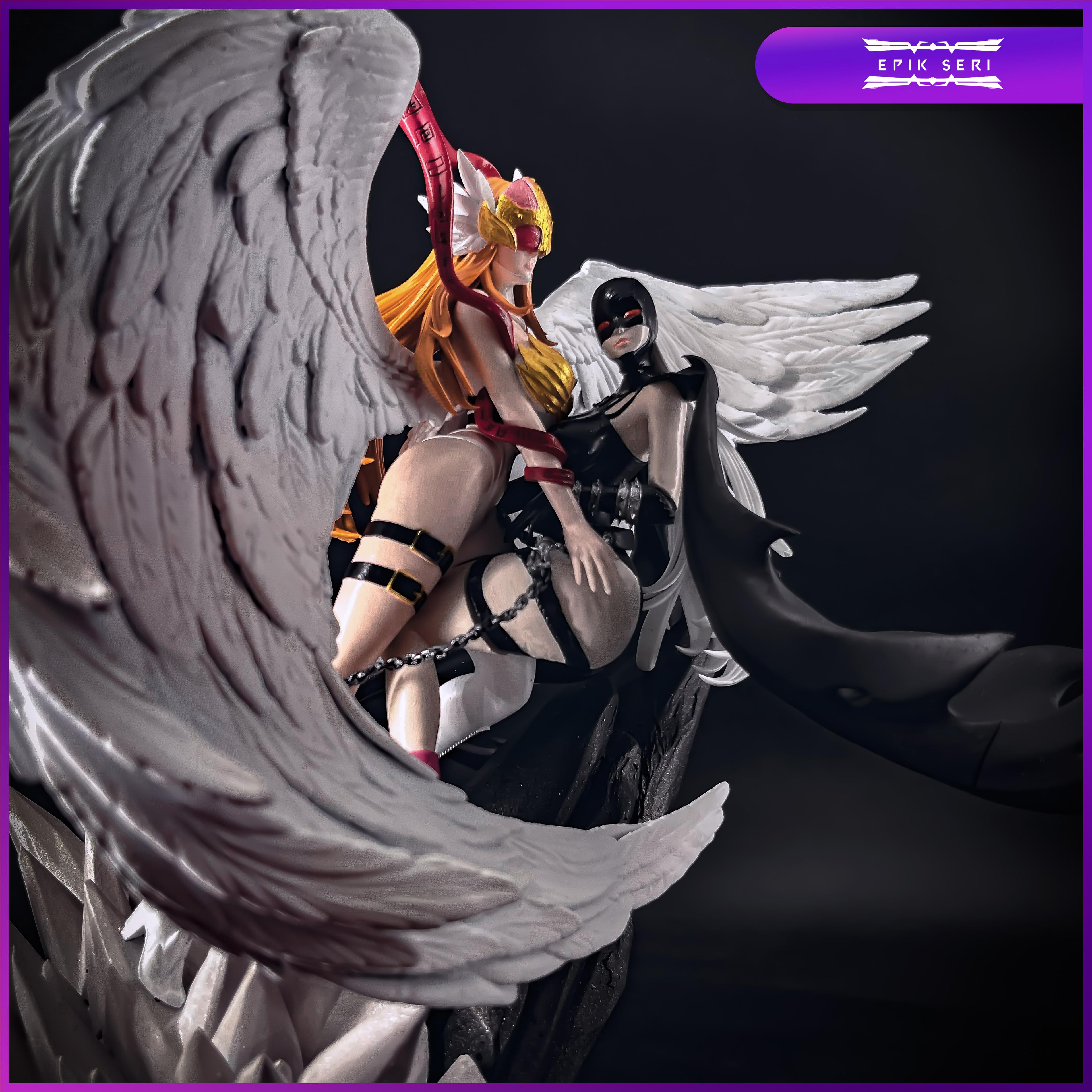 Angewomon - LadyDevimon Diorama