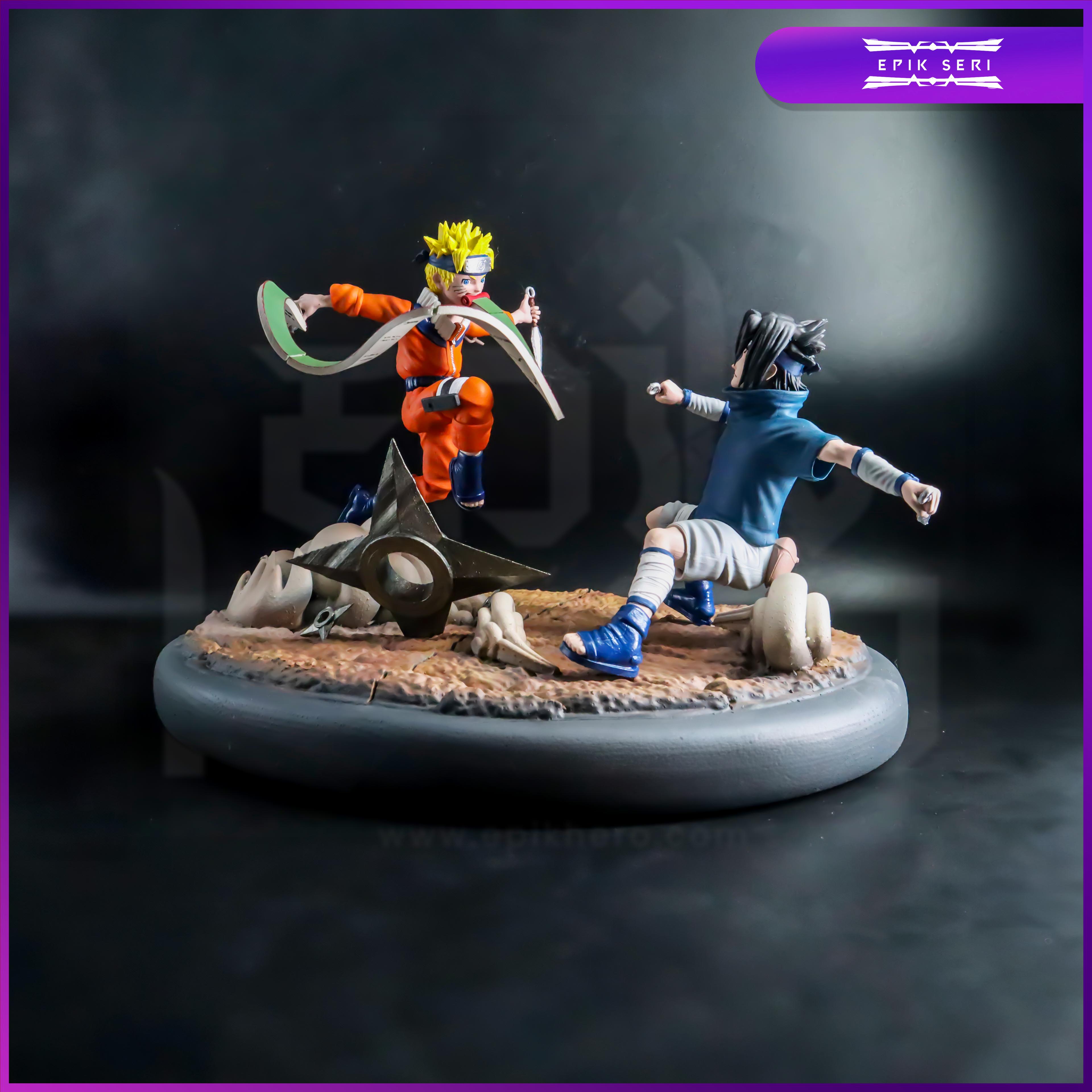 Naruto and Sasuke Diorama image