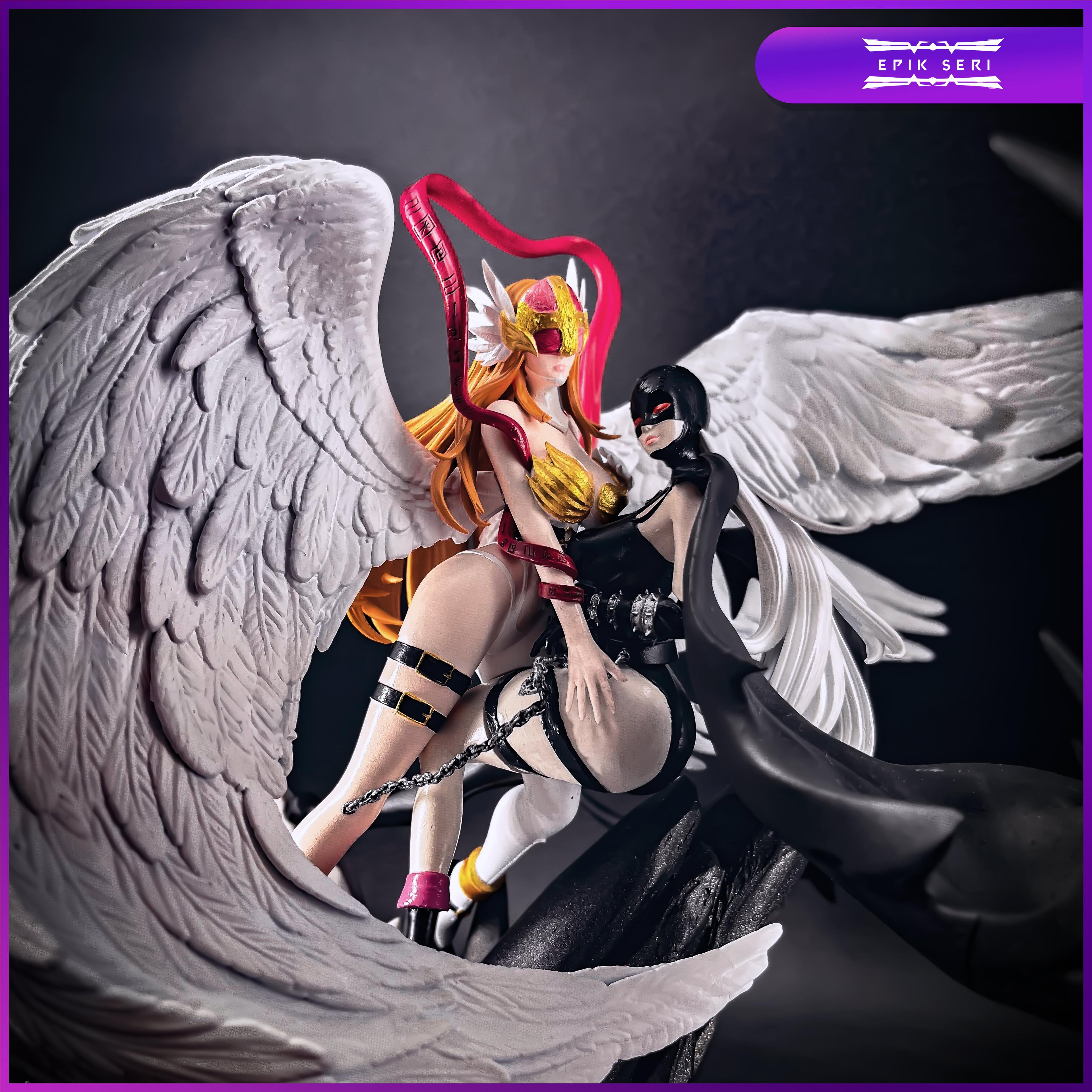 Angewomon - LadyDevimon Diorama