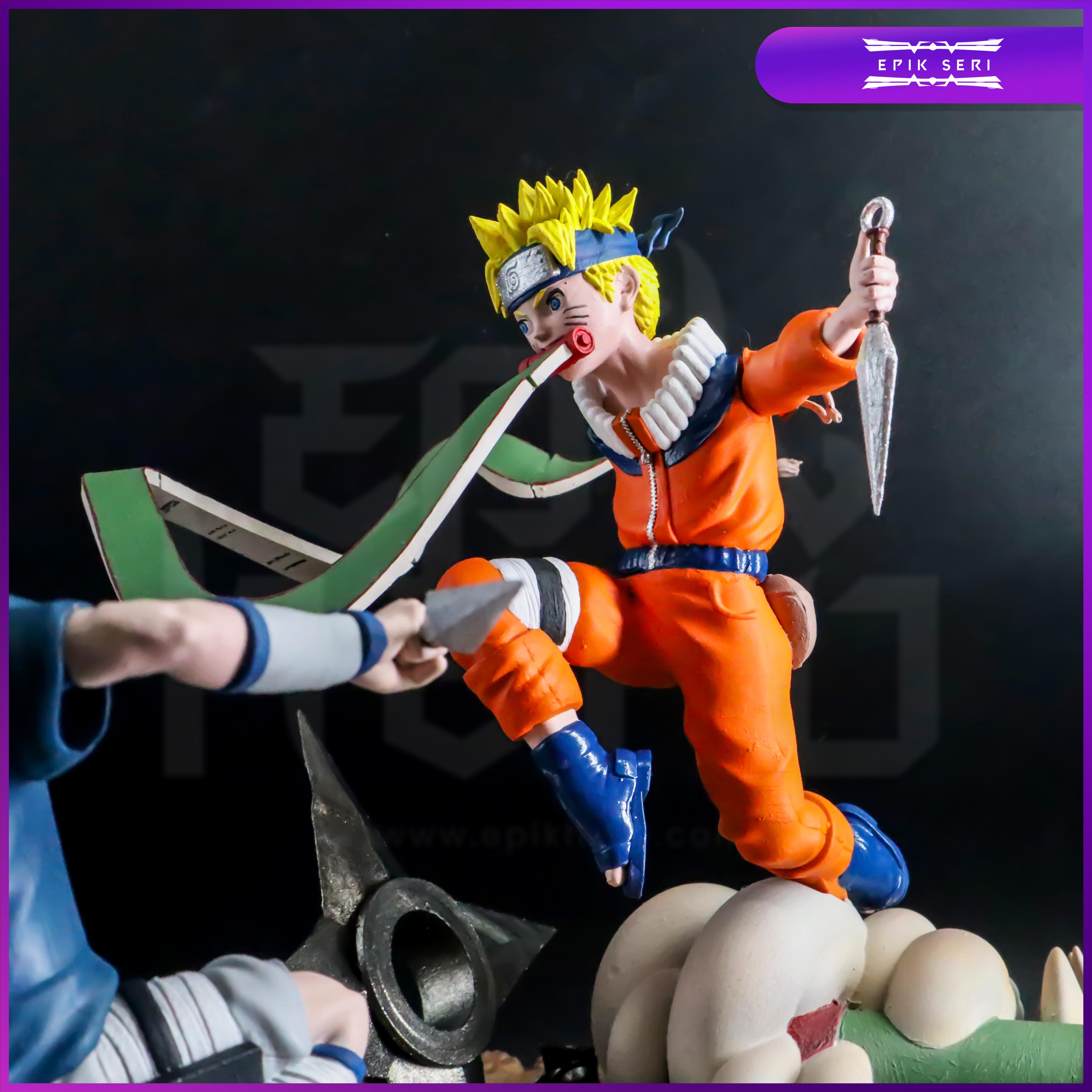 Naruto and Sasuke Diorama