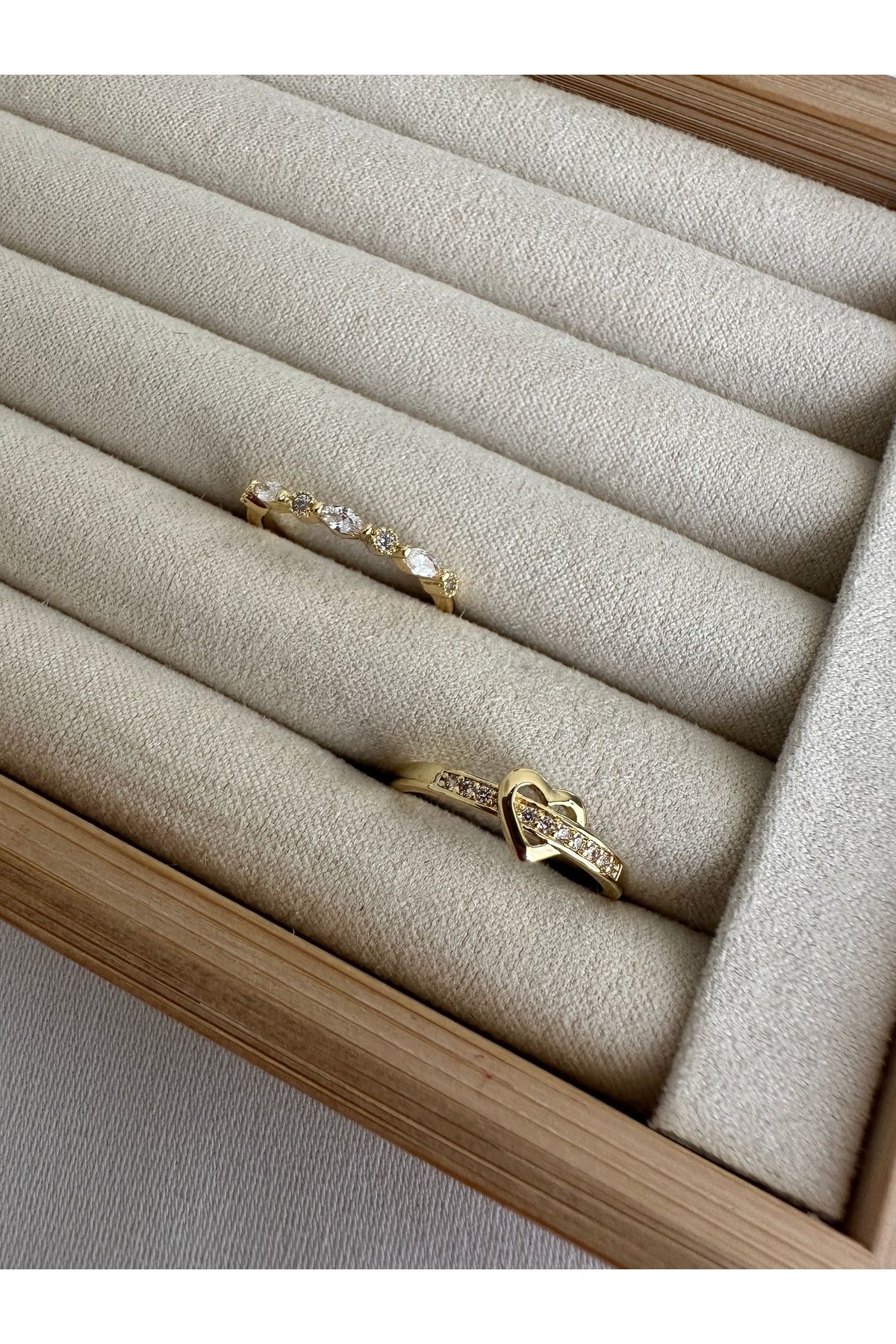 2'li Kalpli Minimal Seri Yüzük Seti