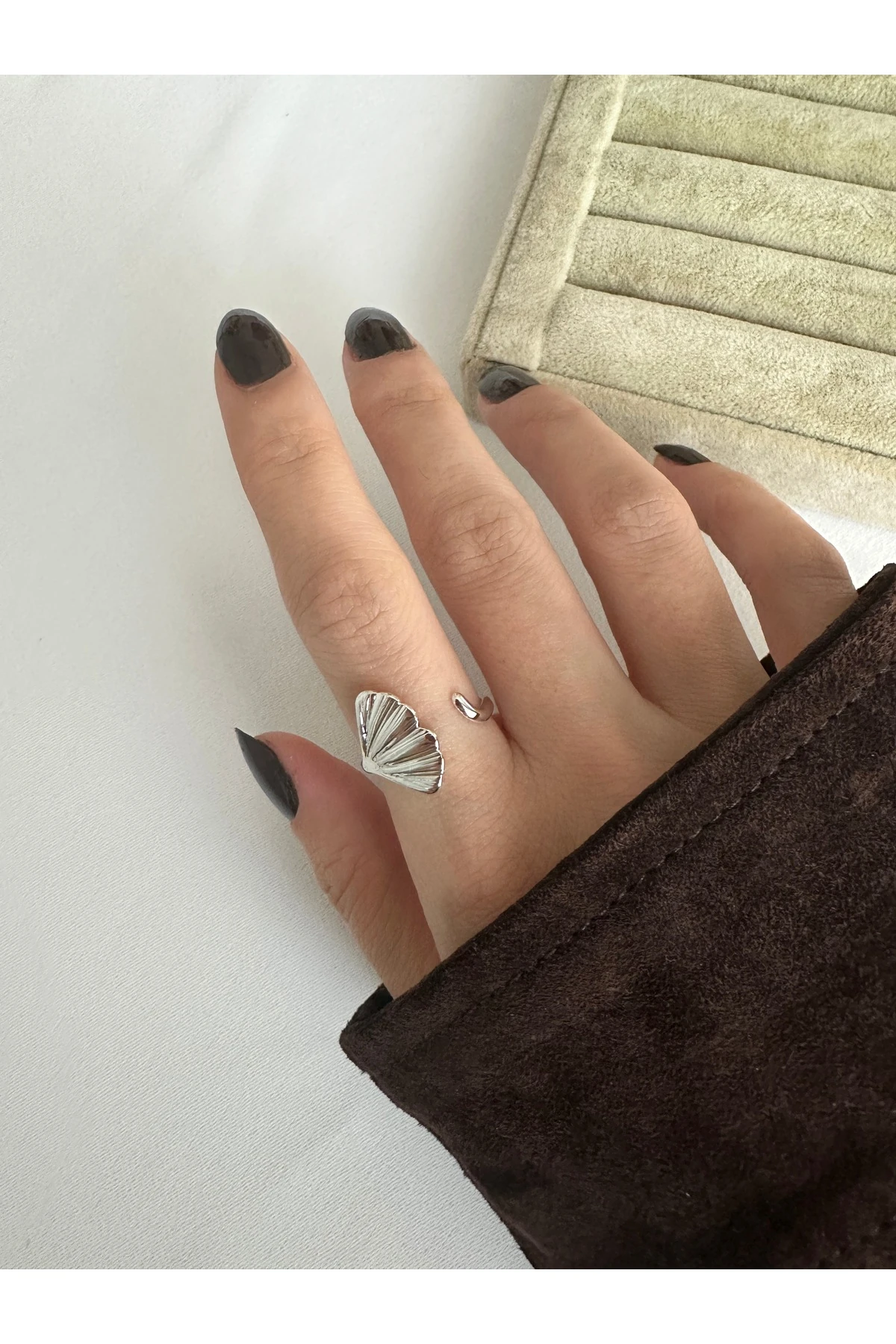 Gingko Yaprak Yüzük