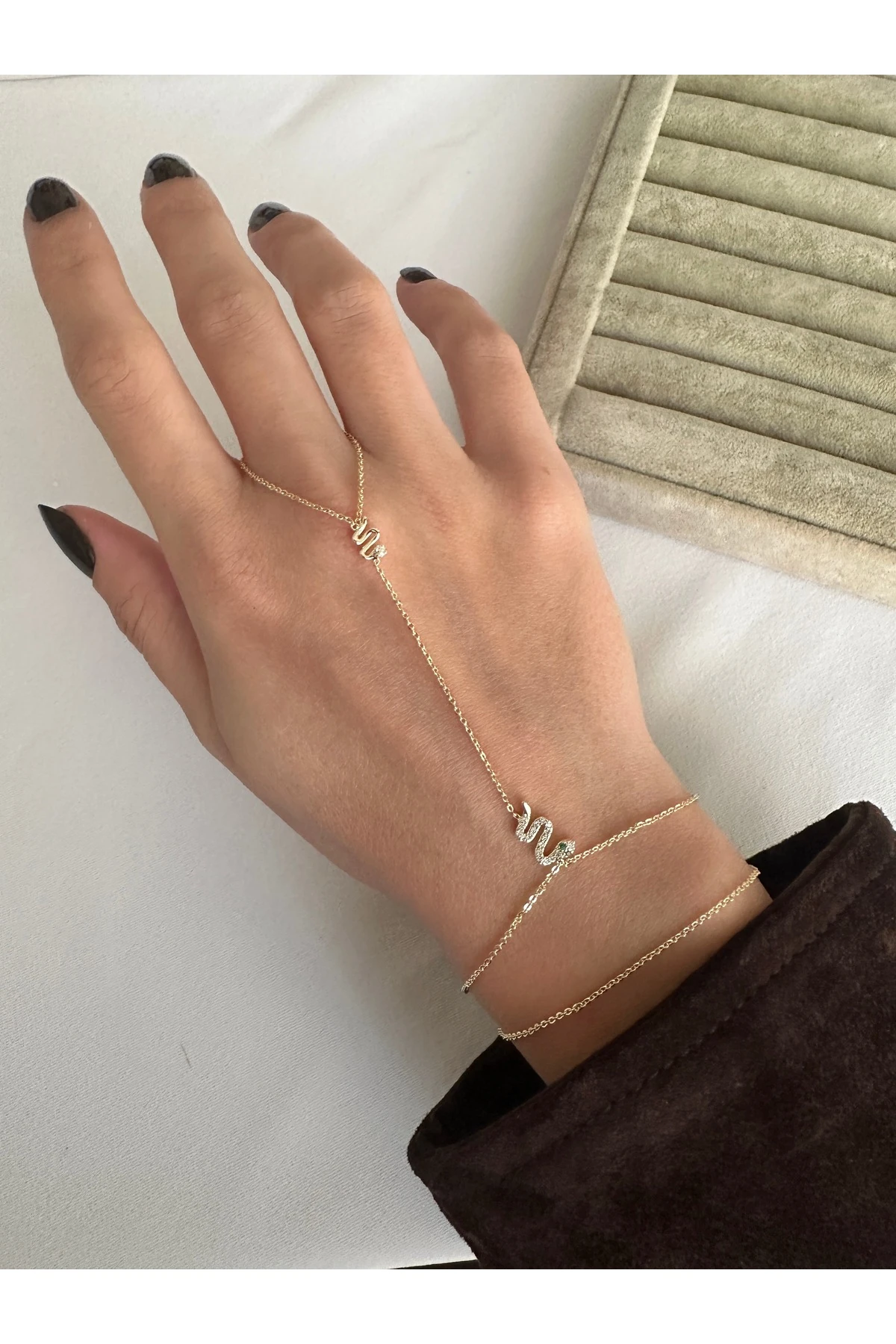 Gold Yeşil Gözlü Yılan Şahmeran