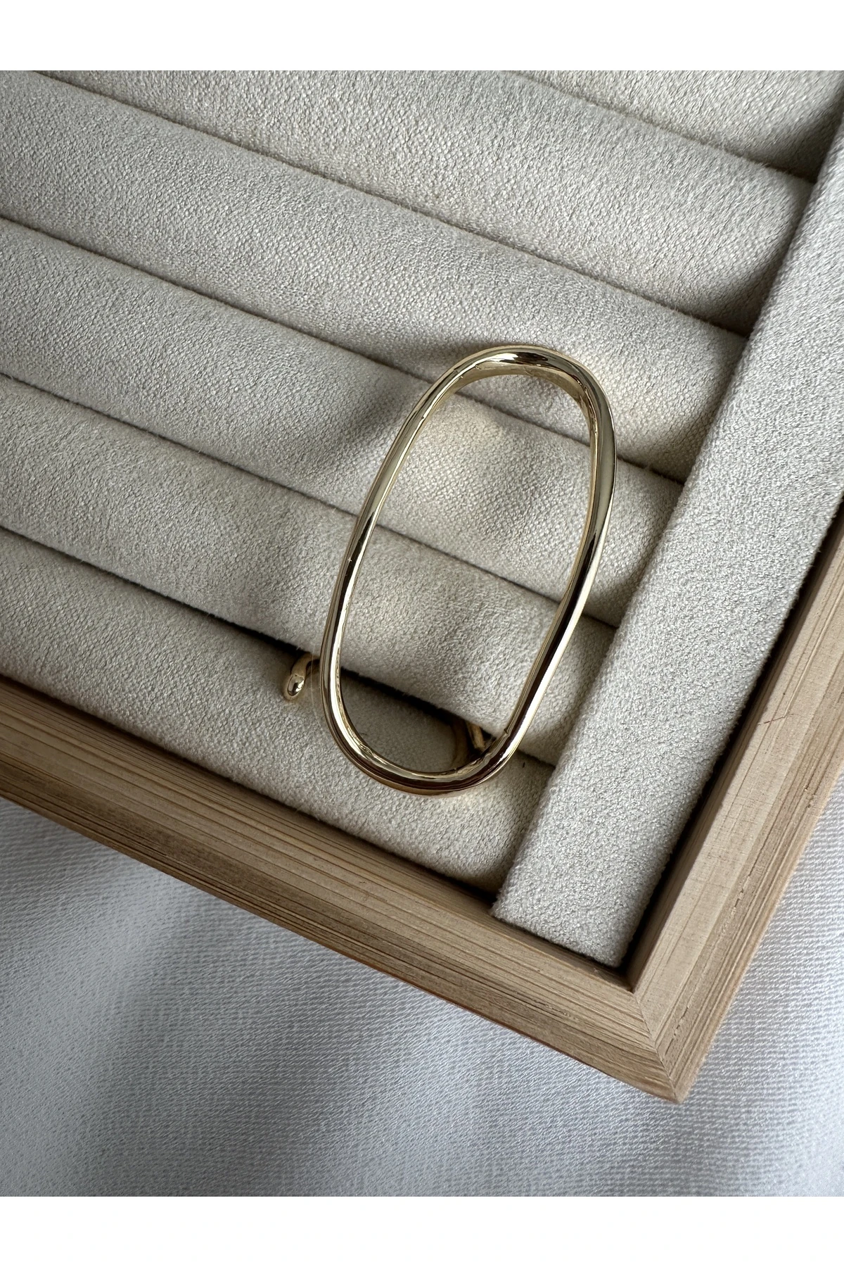 Gold Büyük Oval Yüzük