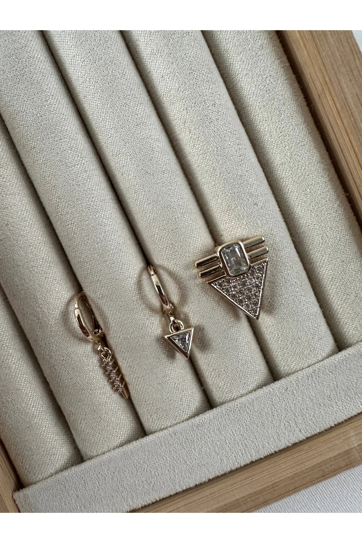 3'lü Serenay Küpe Seti