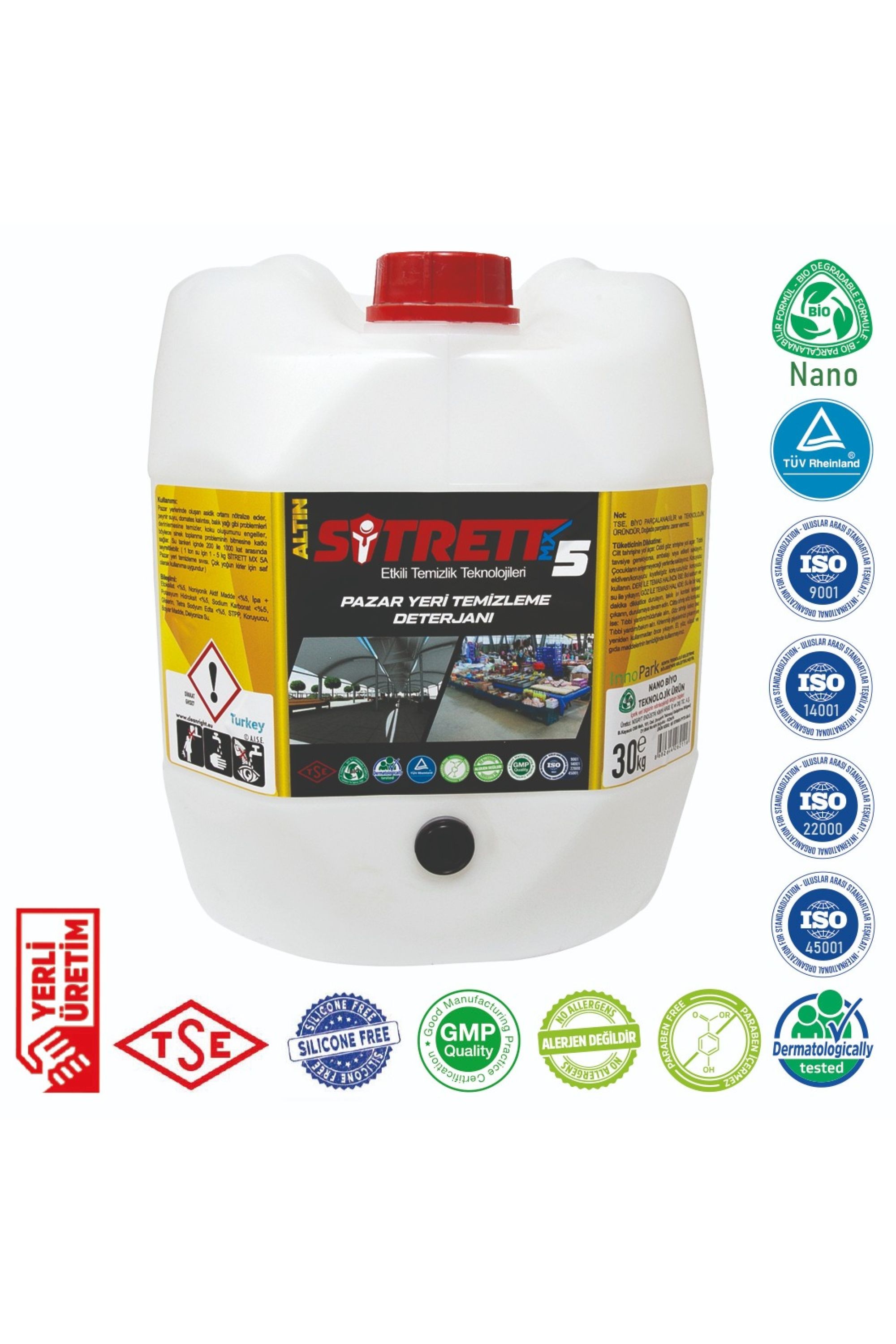 Pazar Yeri Temizleme Deterjanı (30 KG) STRMX-PYTD-5A-30