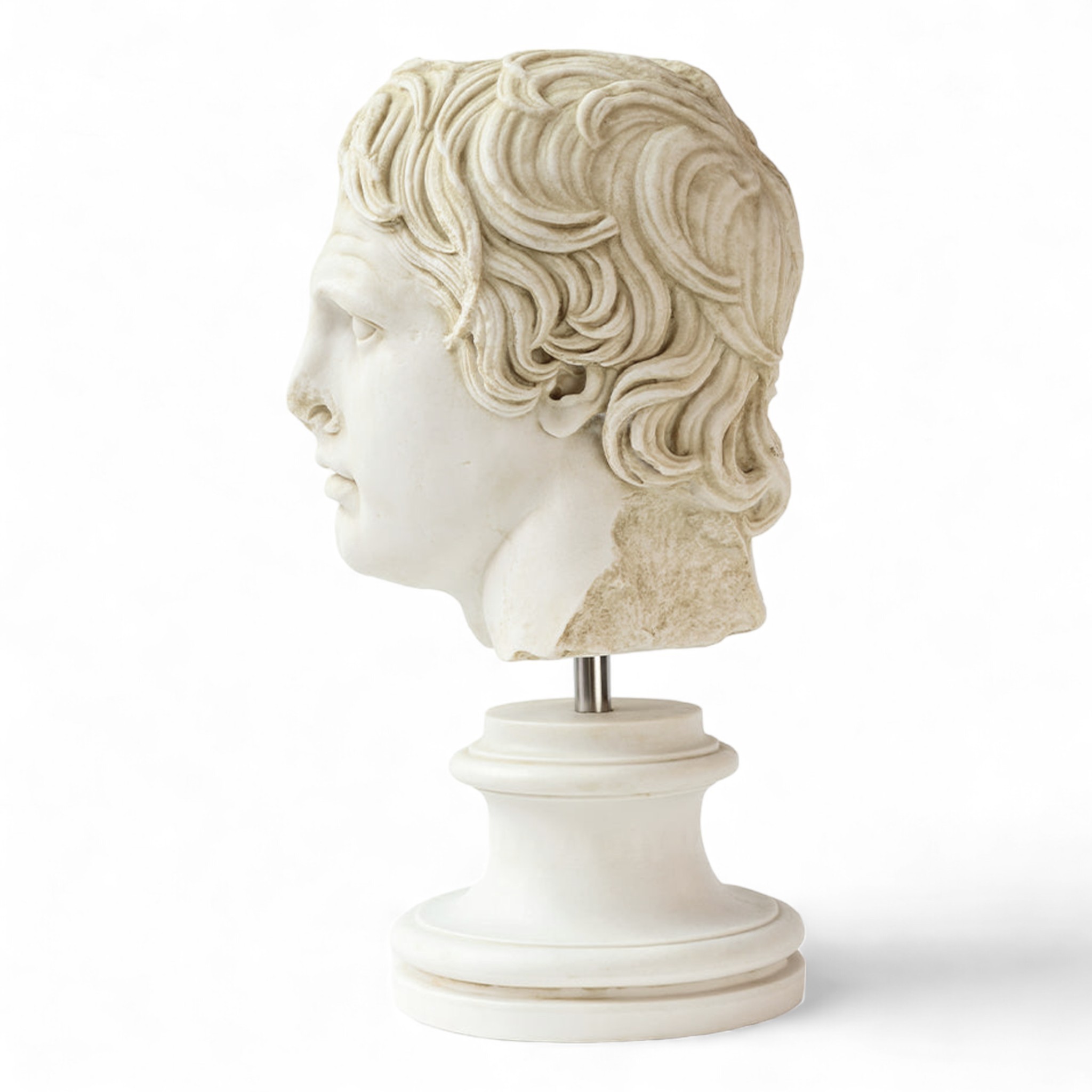 Alexander the great marble bust