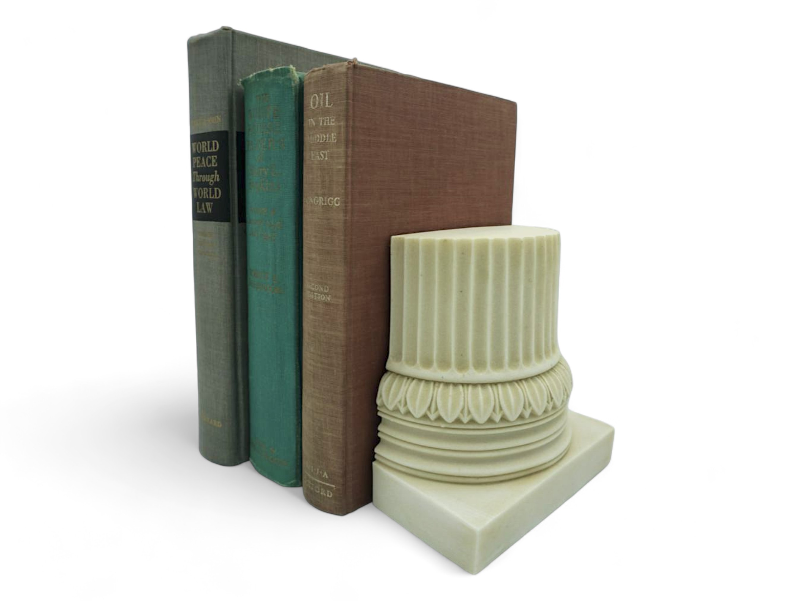 Ancient  Column Marble Bookends | Marbbhome