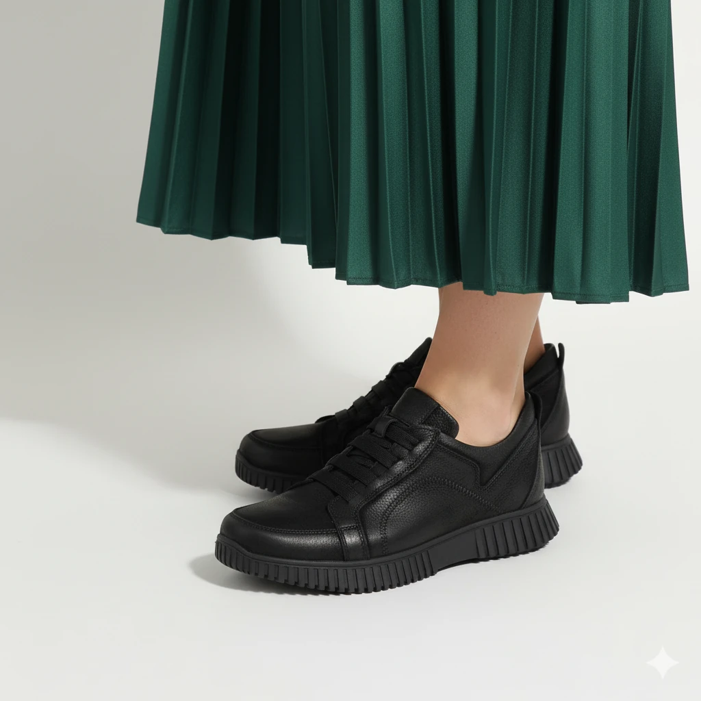 Mammamia D25KA-3460 Hakiki Deri Kadın Ayakkabı