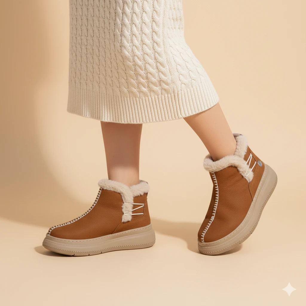 Mammamia D25KB-1540 Hakiki Deri Kadın Bot