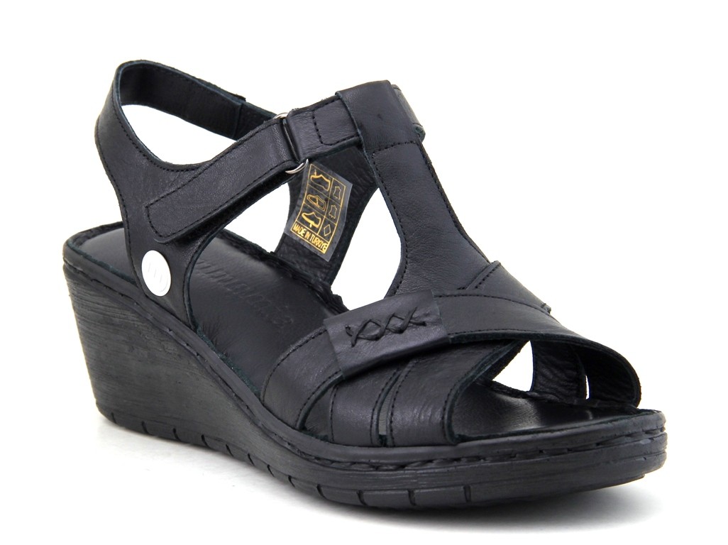 Mammamia D23YS-1045 Deri Comfort Kadın Sandalet