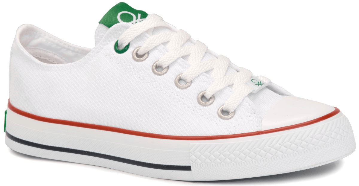 Benetton 30196 Unisex Spor Ayakkabı - Beyaz