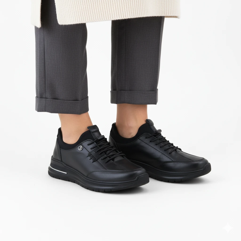 Beety 25KA-061 Hakiki Deri Comfort Kadın Ayakkabı