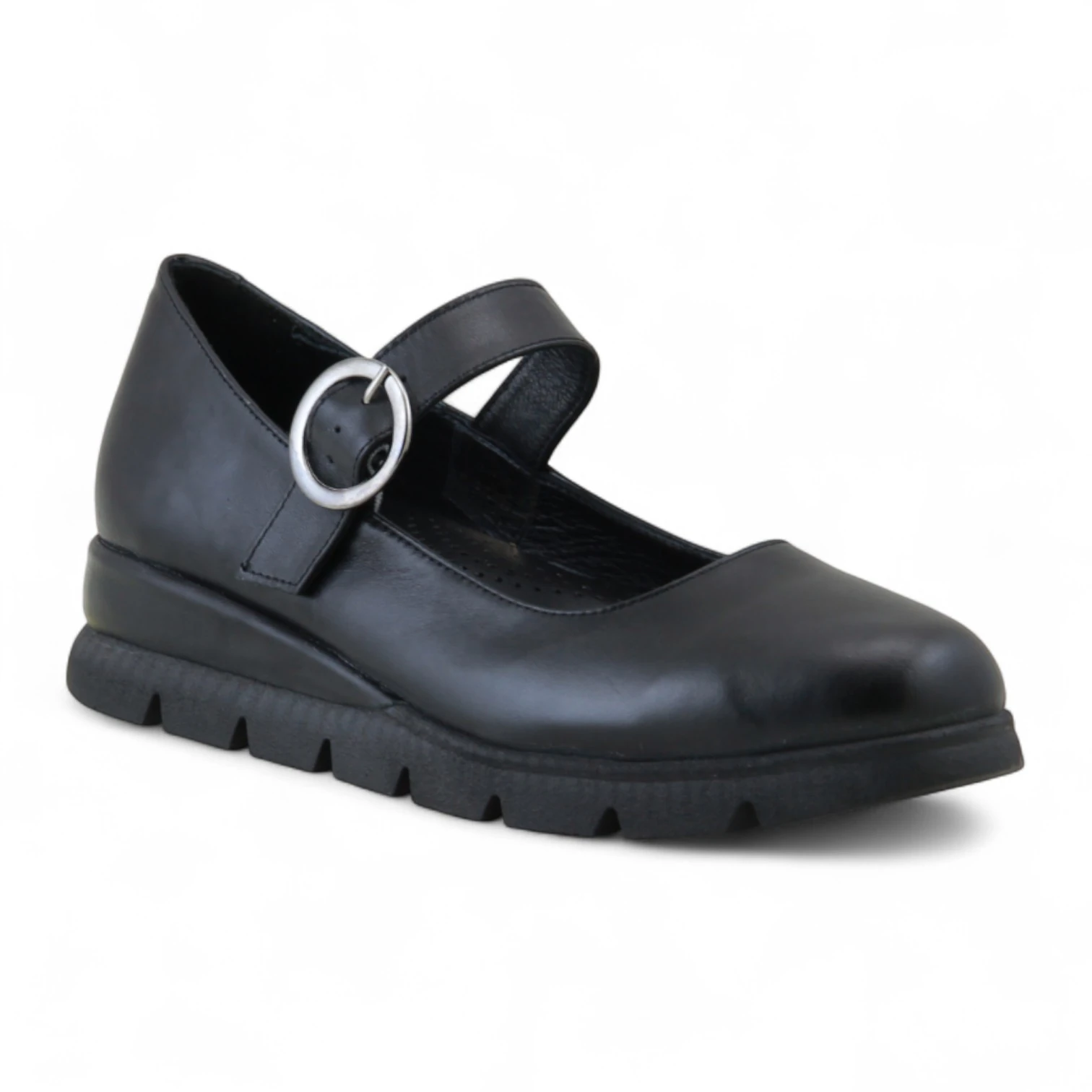 Beety 25KA-5001 Hakiki Deri Trend Kadın Ayakkabı - Siyah