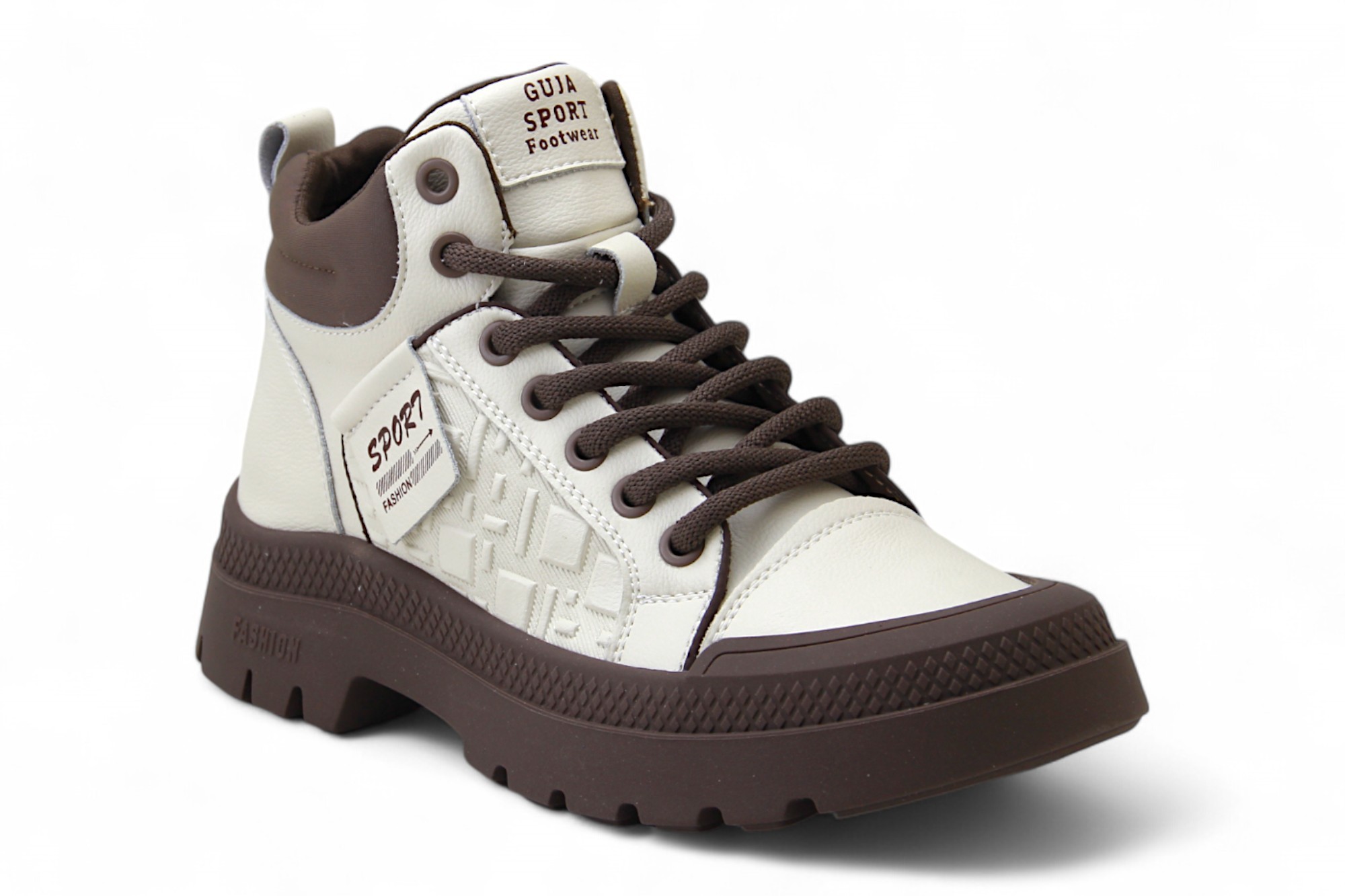 Guja 24K310-23 Hakiki Deri Kadın Bot - Bej
