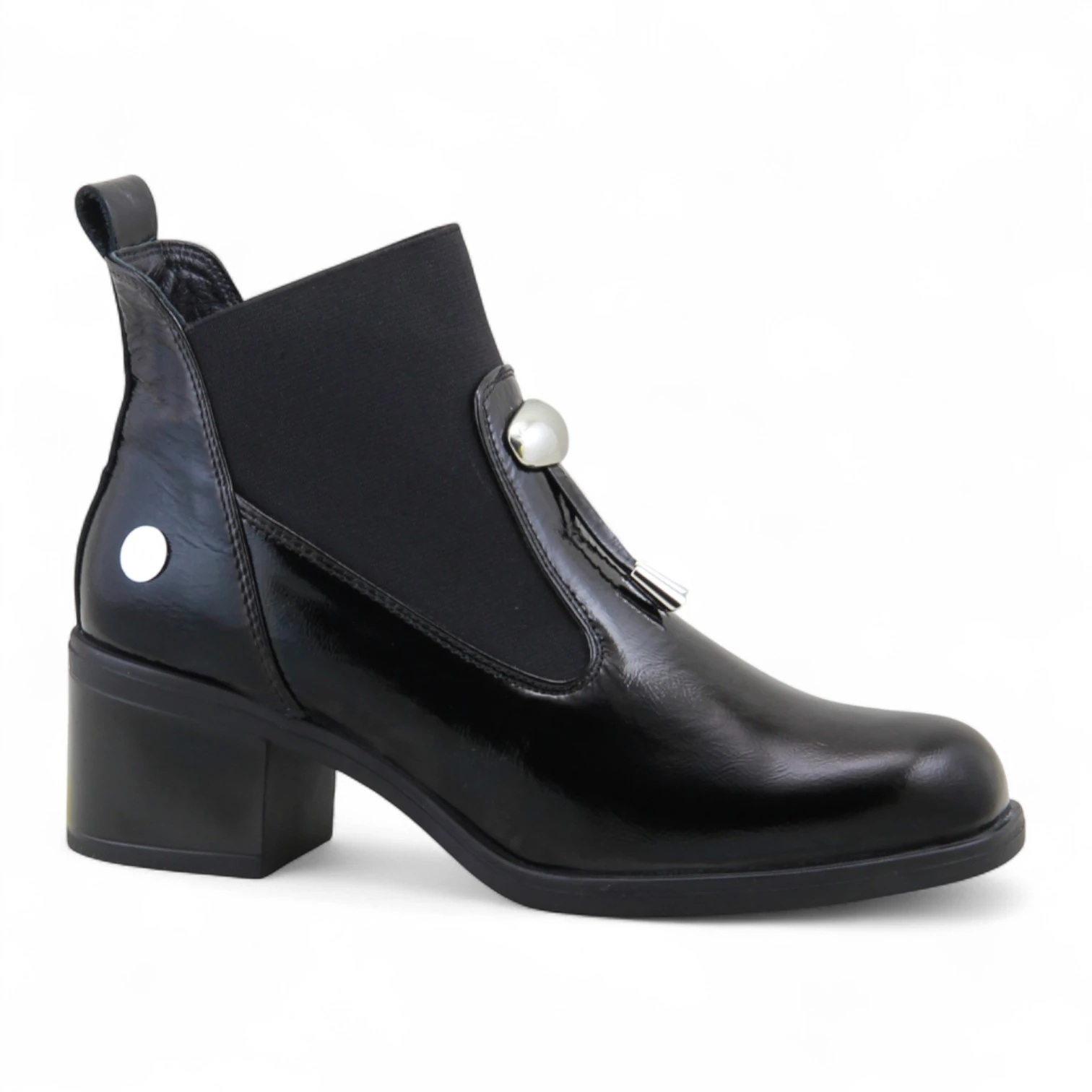 Mammamia D25KB-1805 Hakiki Deri Topuklu Kadın Bot