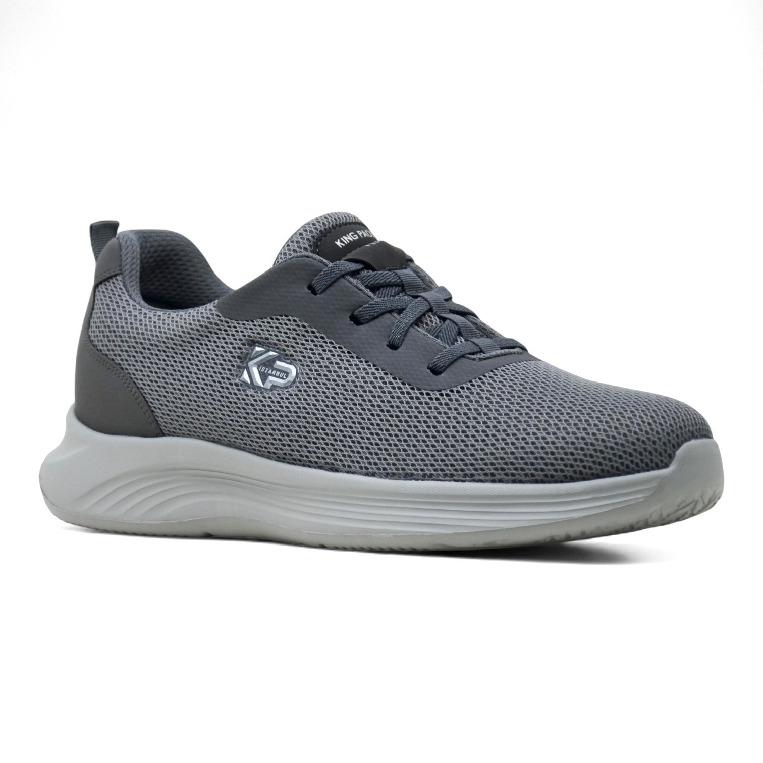 King Paolo 1249 Comfort Erkek Spor Ayakkabı - Gri