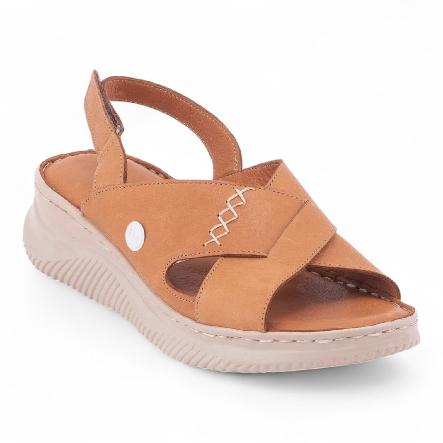 Mammamia D25YS-2855 Deri Comfort Kadın Sandalet
