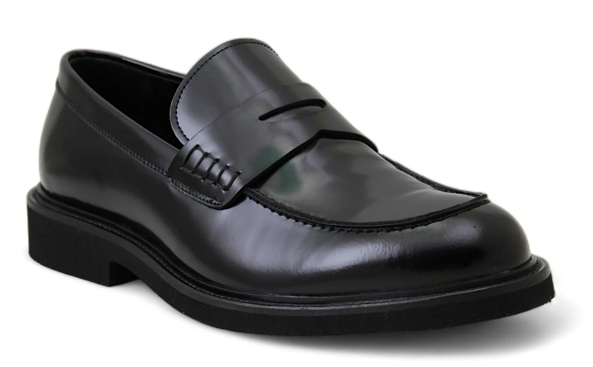 Libero 4841 Hakiki Deri Loafer Erkek Ayakkabı - Siyah Açma