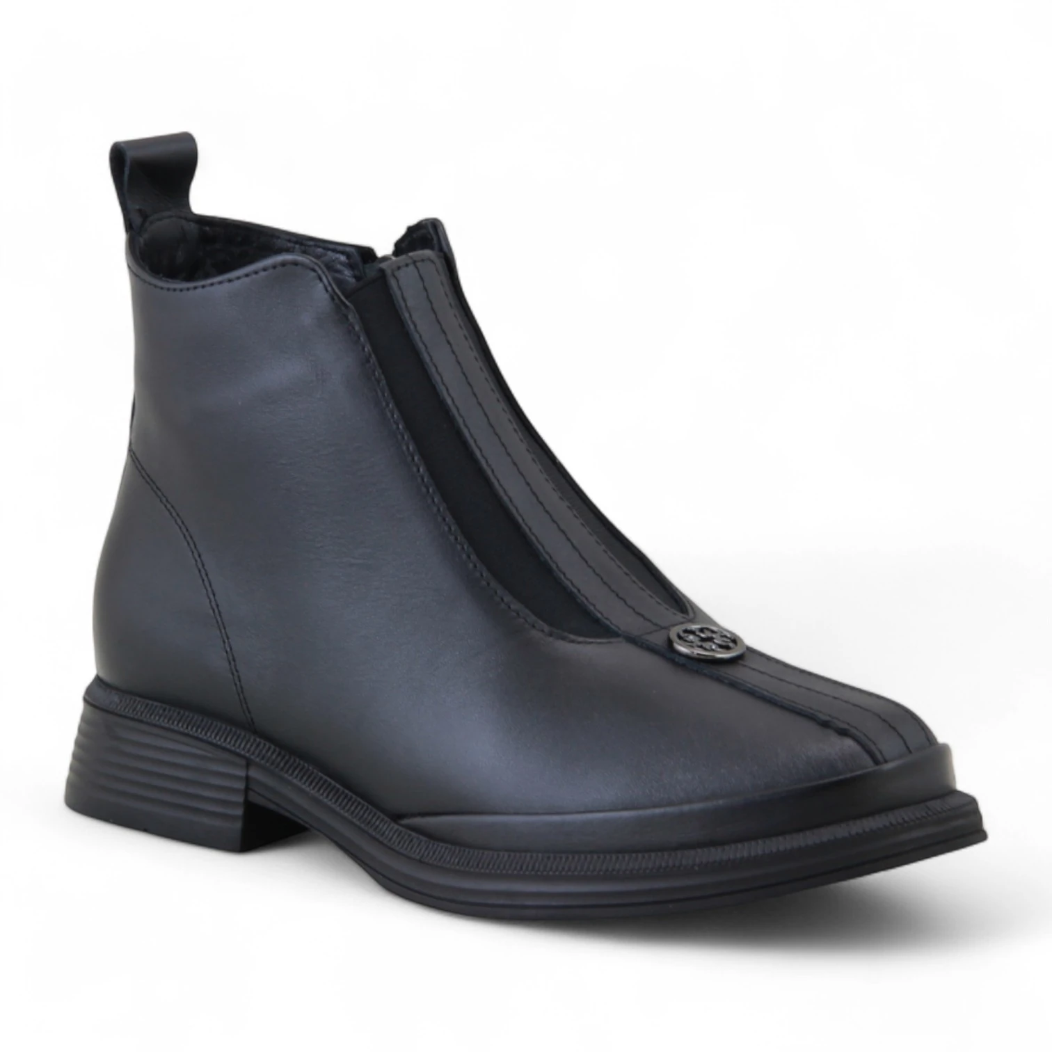 Beety 25KB-2825 Hakiki Deri Kadın Bot - Siyah