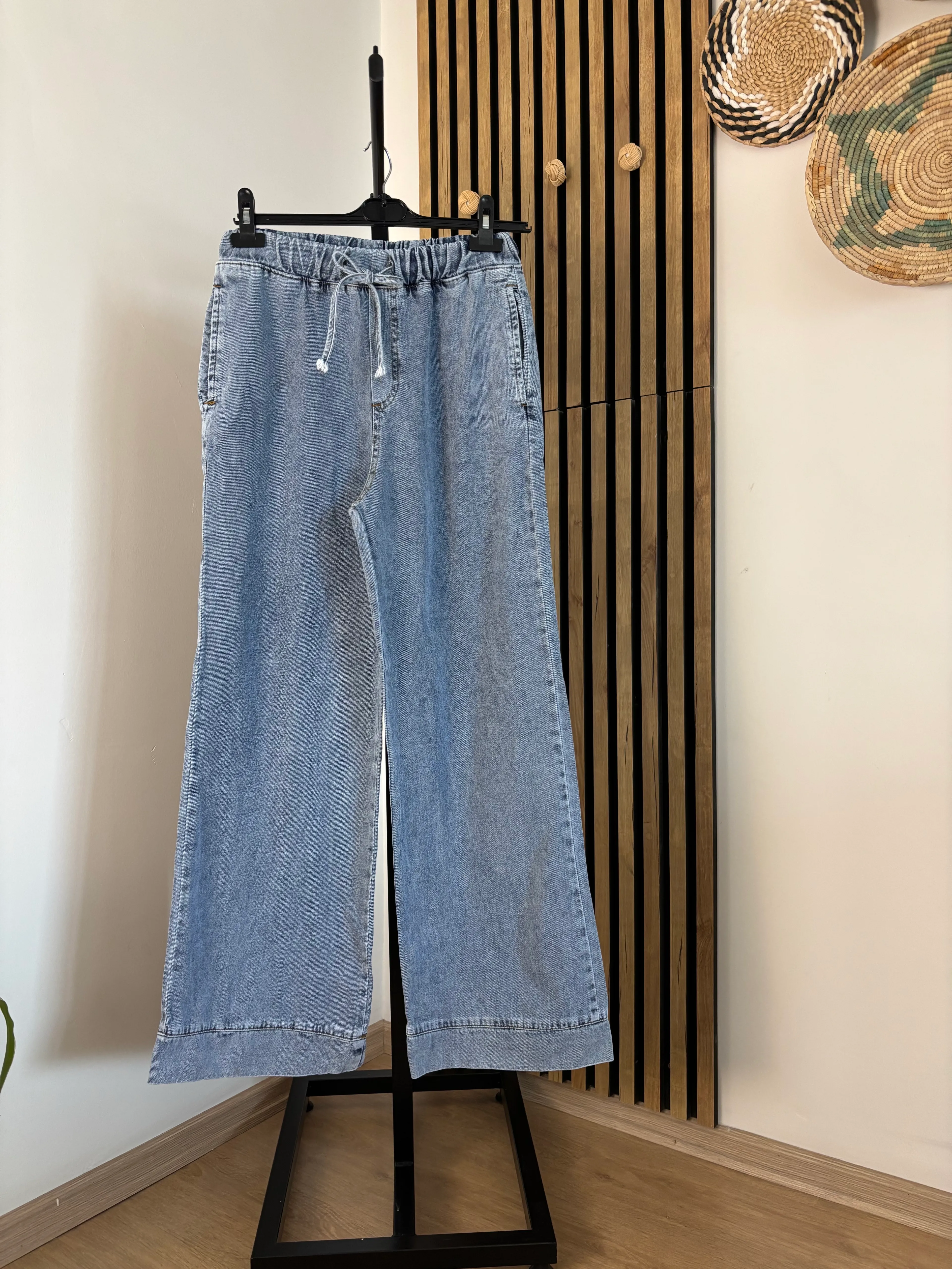 Beli Lastikli Kot Pantolon 