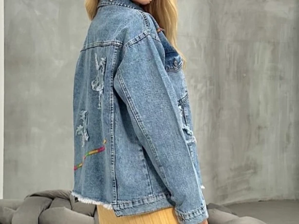 Tasarım Kot Ceket
