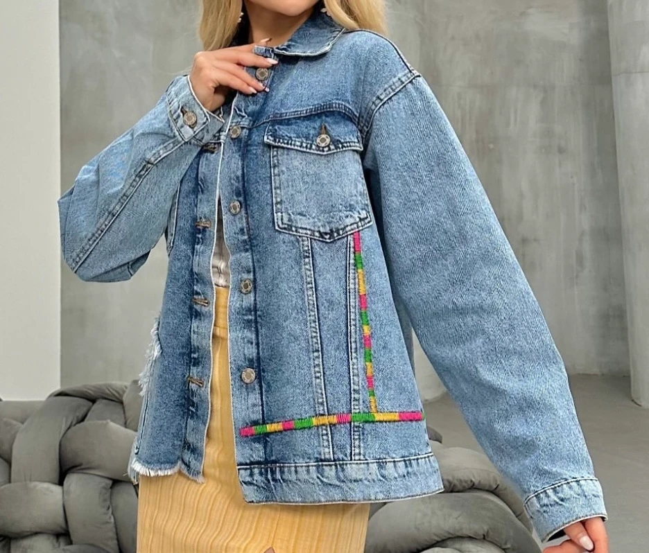 Tasarım Kot Ceket