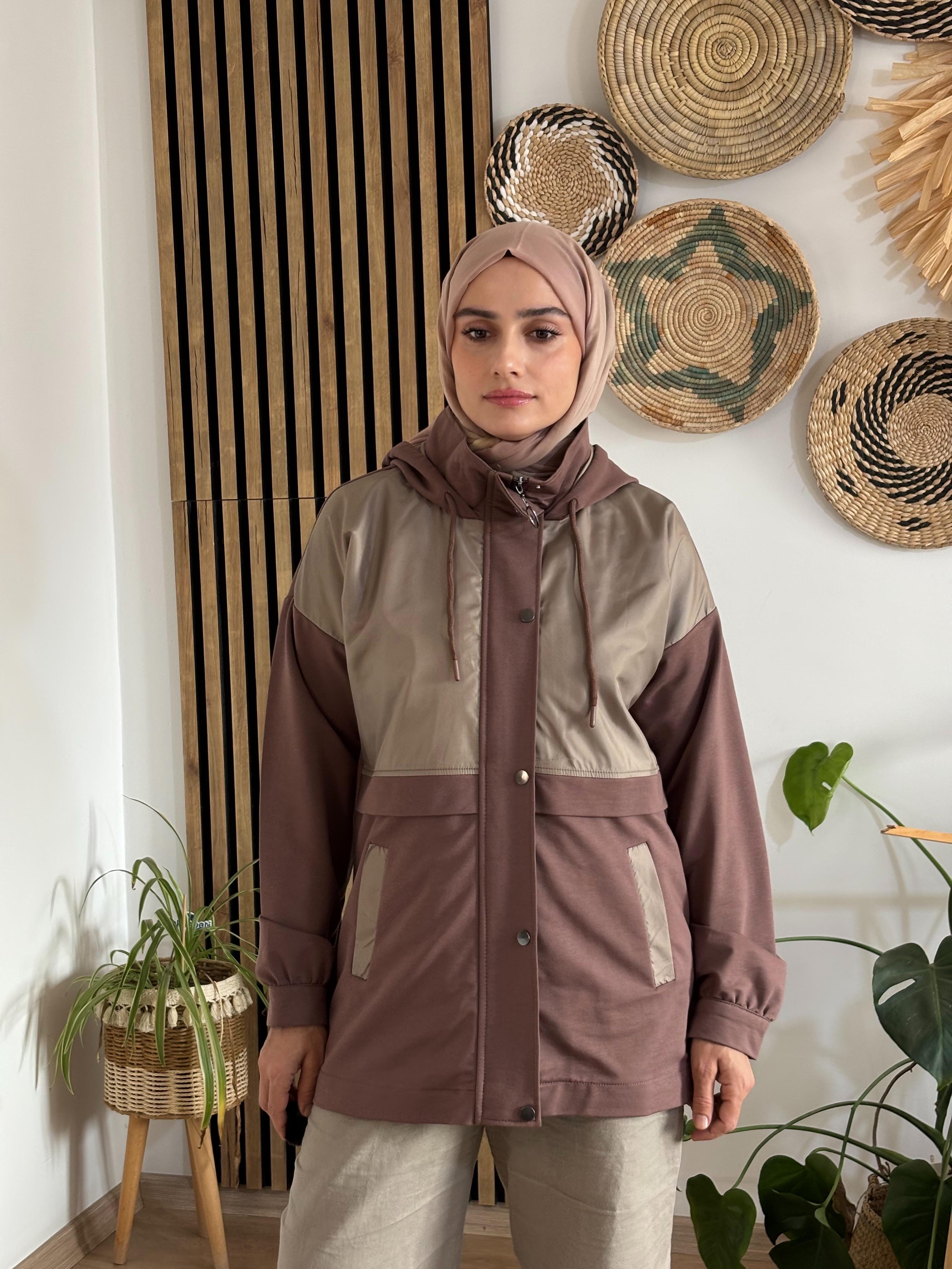 Paraşüt Garnili Ceket