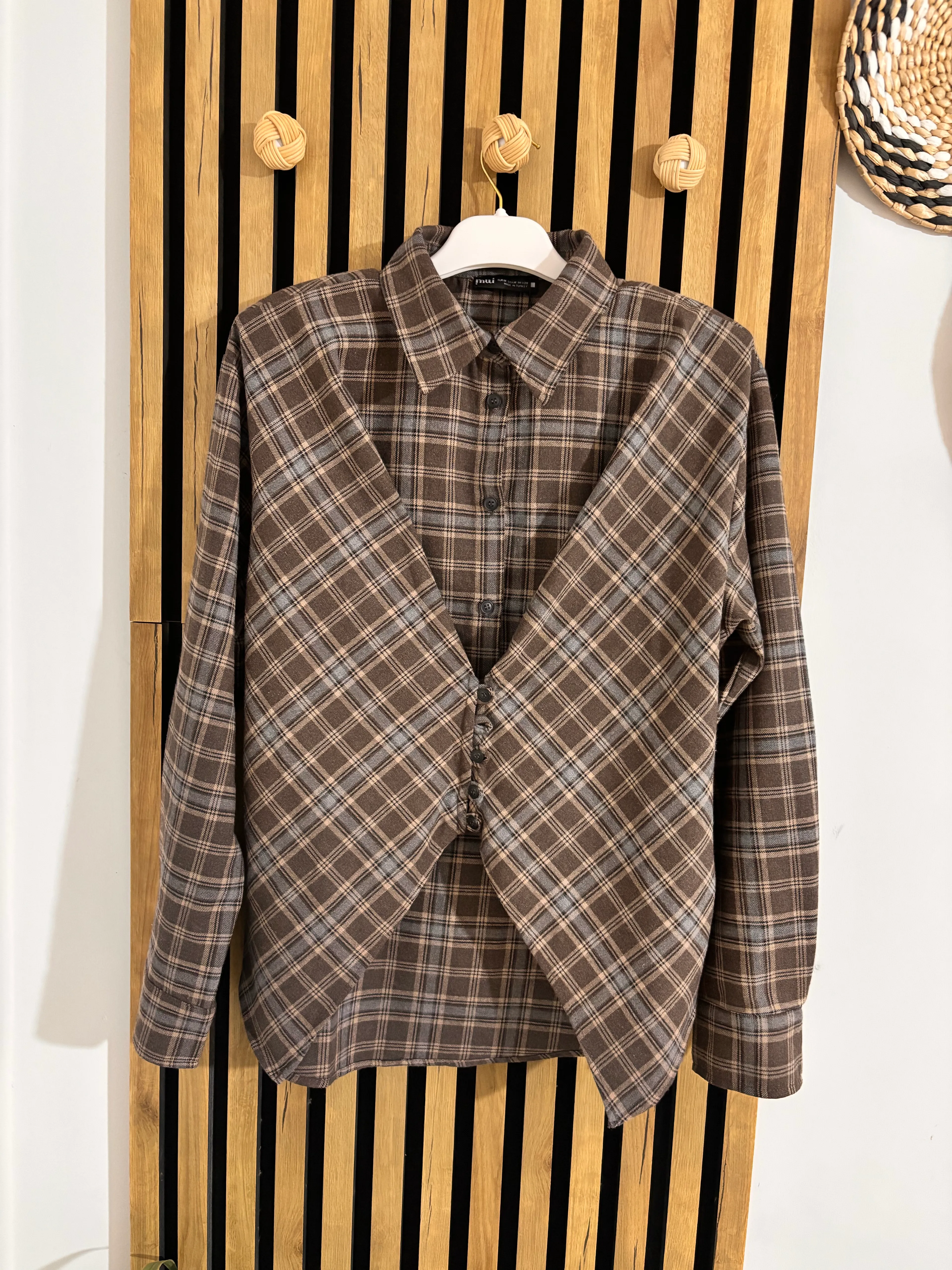 Tasarım Ekose Gömlek 