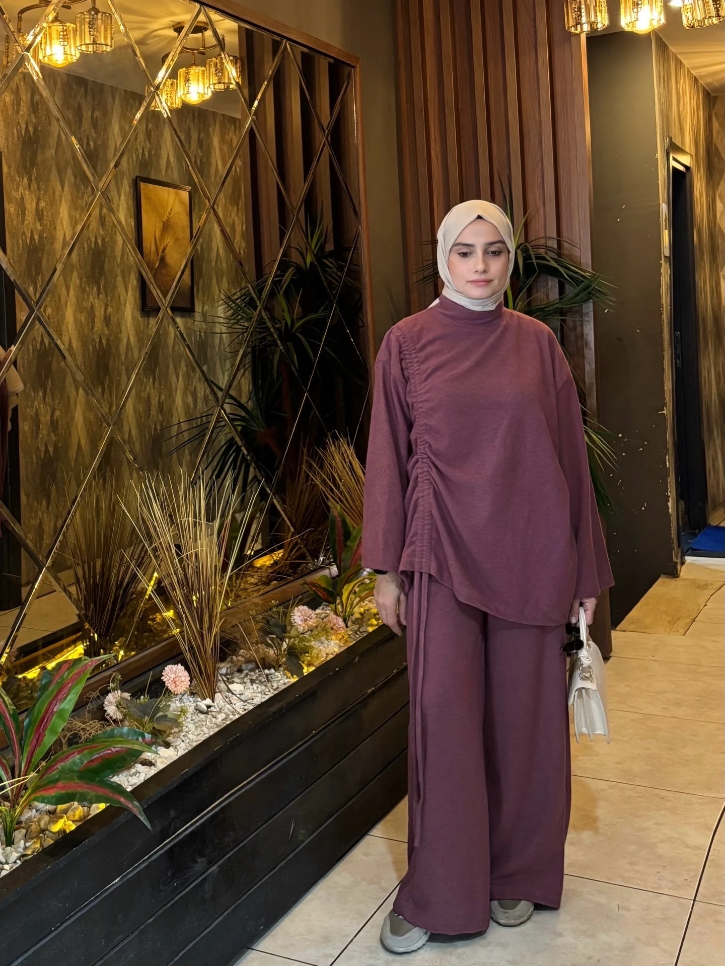 Bluzu Biye Büzgülü Takım