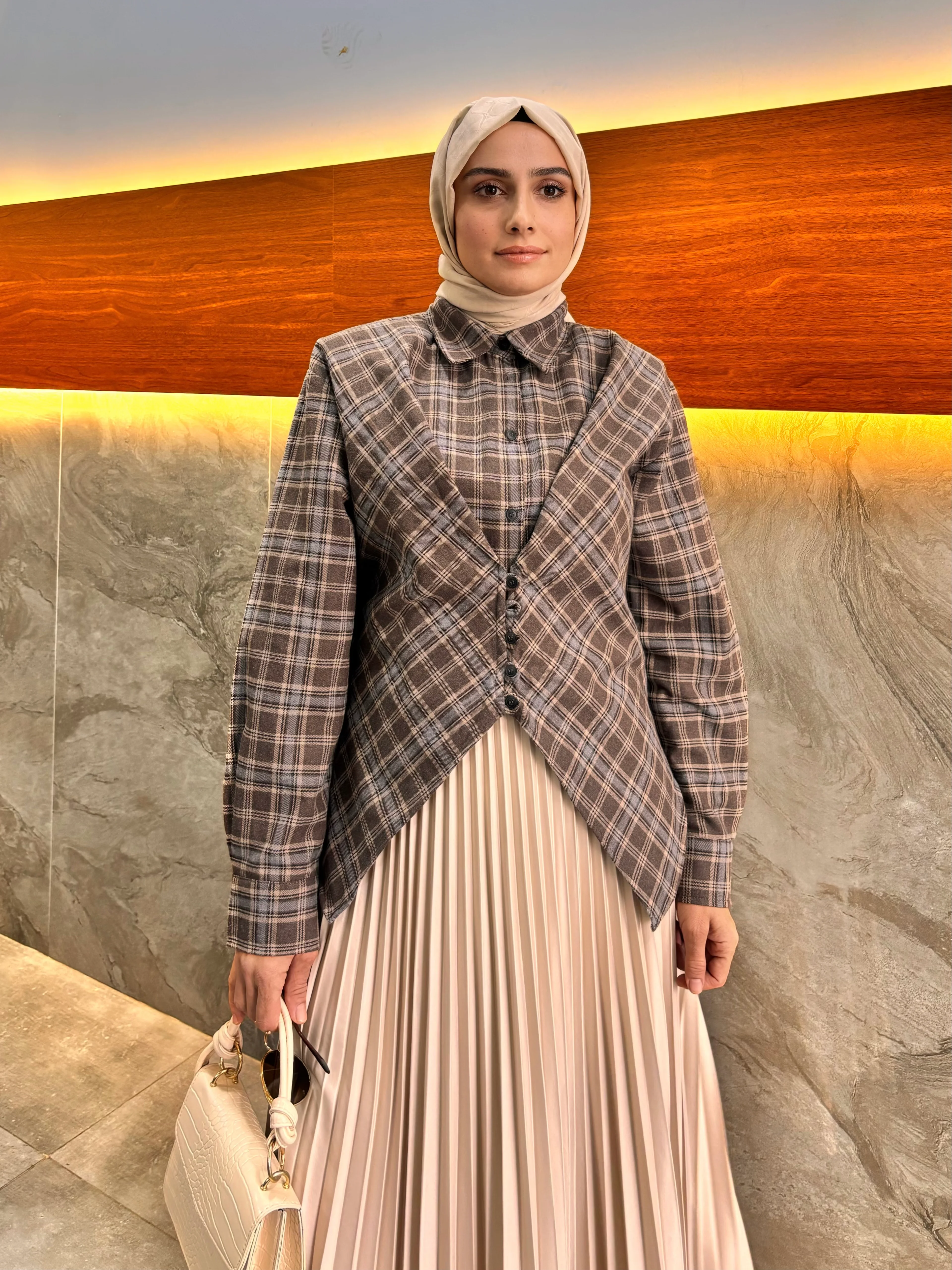 Tasarım Ekose Gömlek 