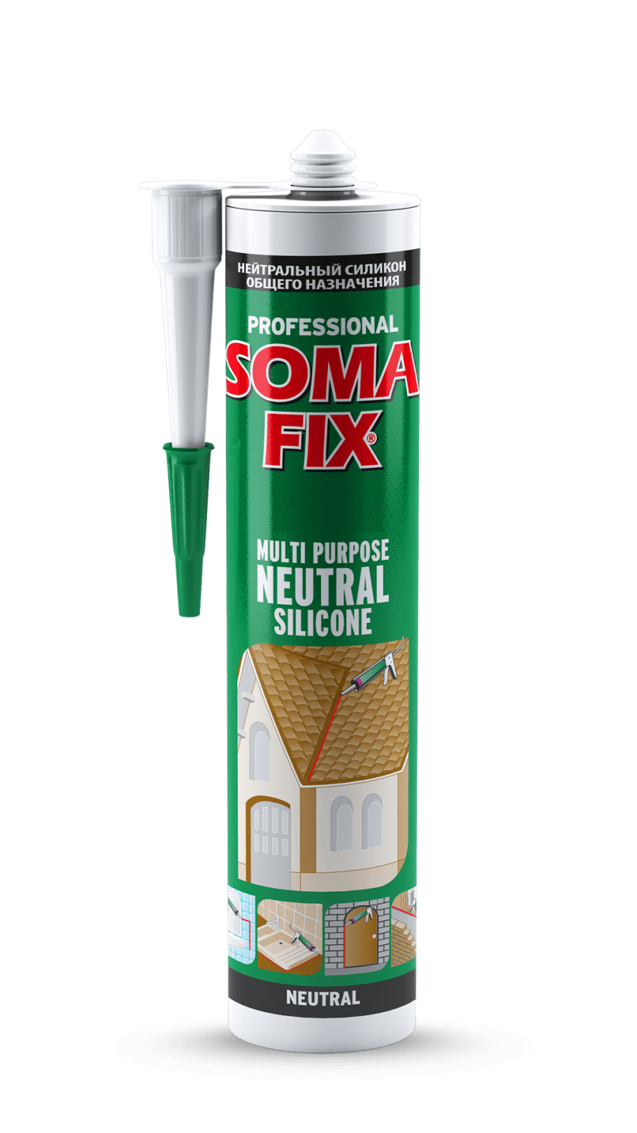 SOMAFİX SİLİKON 280 GR - Şeffaf