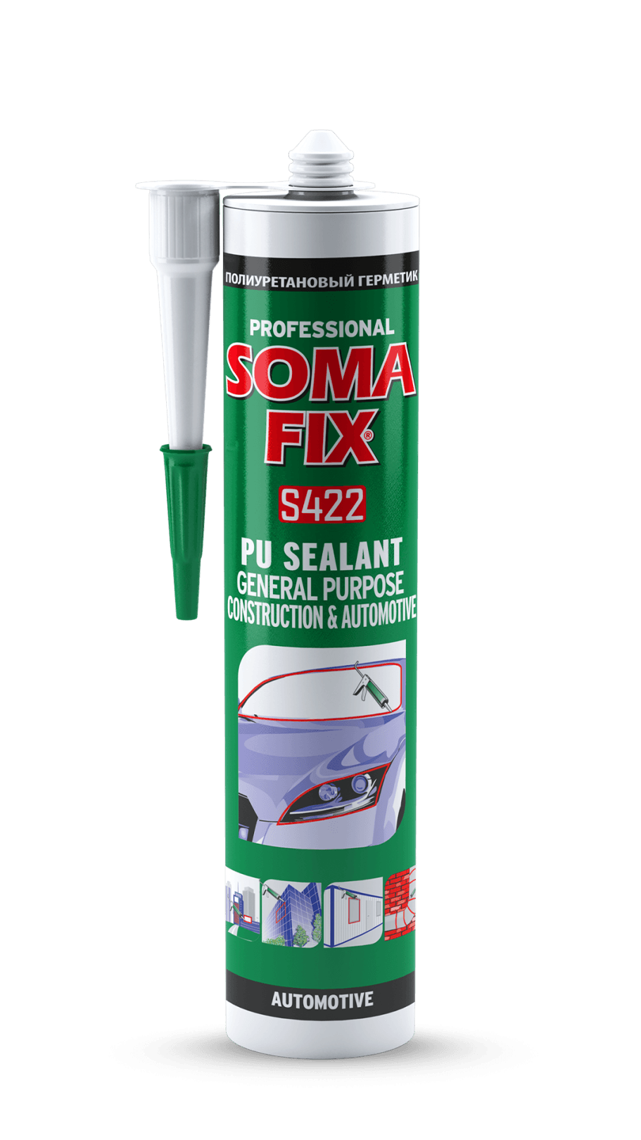 SOMAFİX POLİÜRETAN MASTİK 280 ML - Siyah