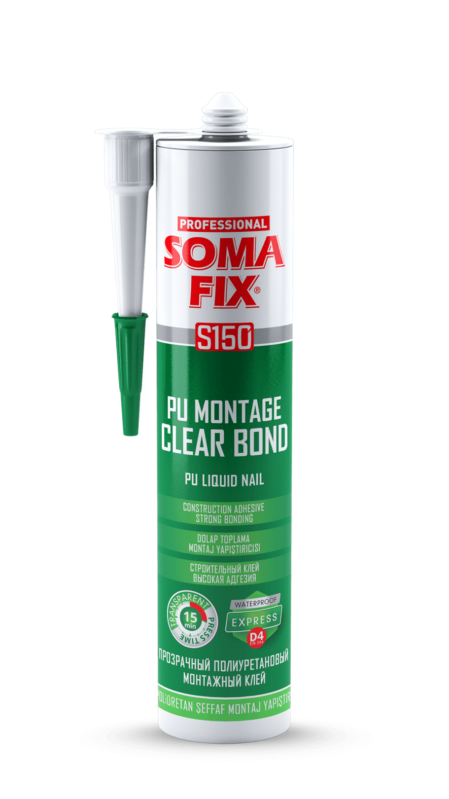 SOMAFİX PU MONTAJ KİT DOLAP TOPLAMA D4 310 ML S150P