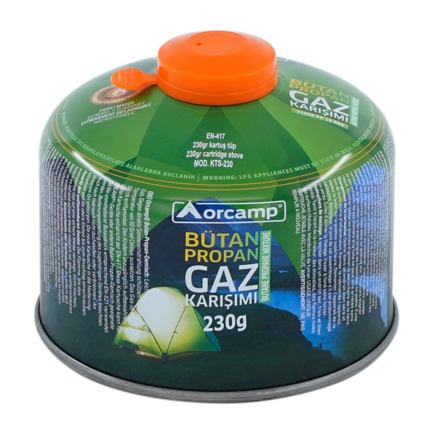 ORCAMP GAZ KARTUŞU 230 GR (KTS-230)