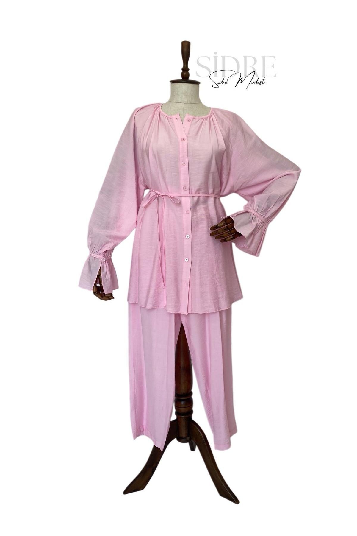 Pembe Pantolon Takım