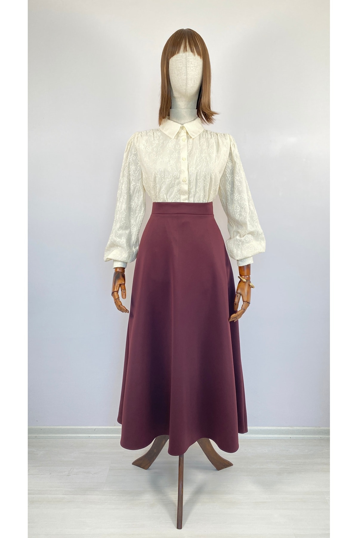 Etek Burgundy