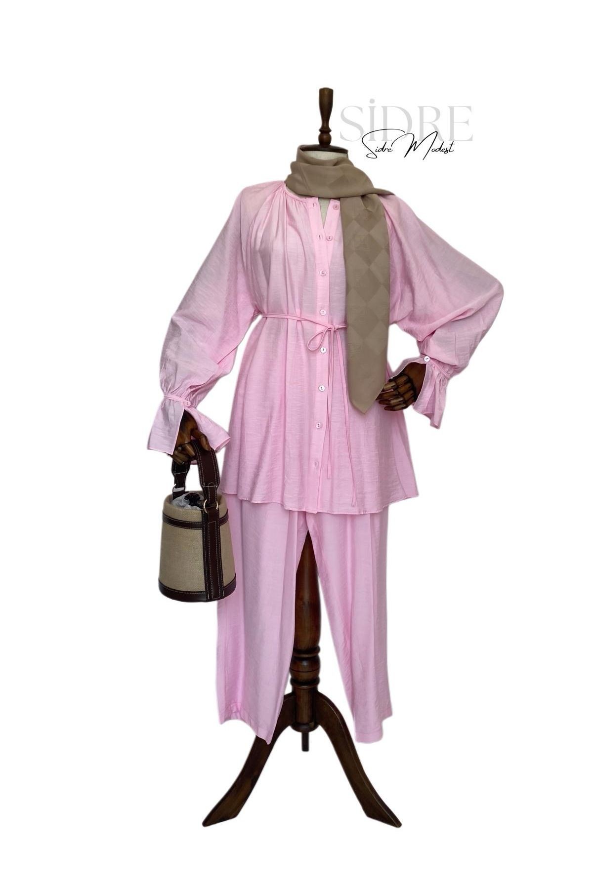 Pembe Pantolon Takım