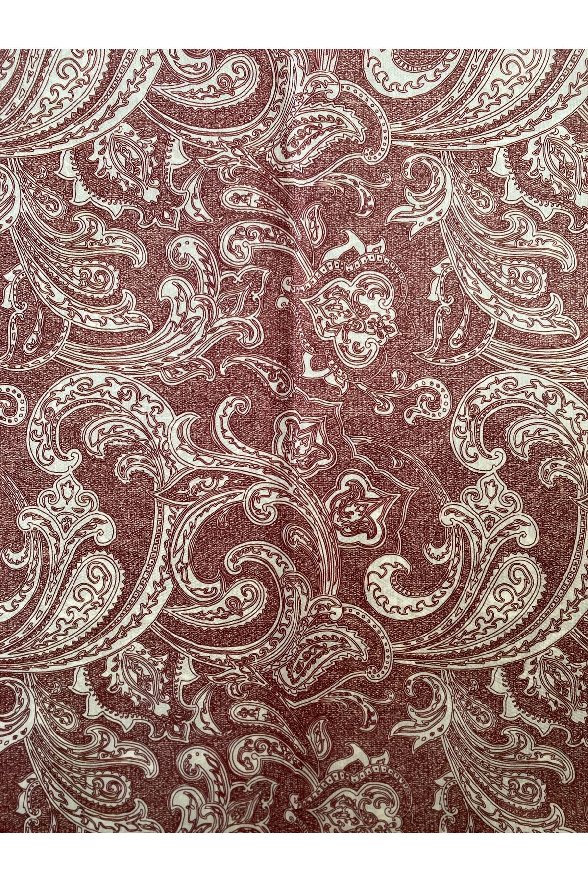 Sultan Baharı Pamuk Vual Kırmızı Eşarp