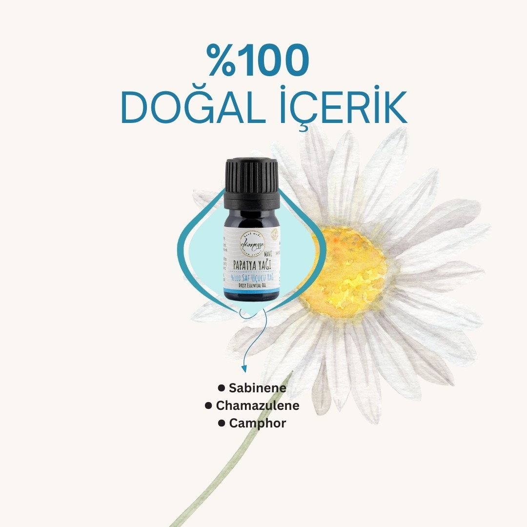 %100 Saf Papatya Yağı 5 ml