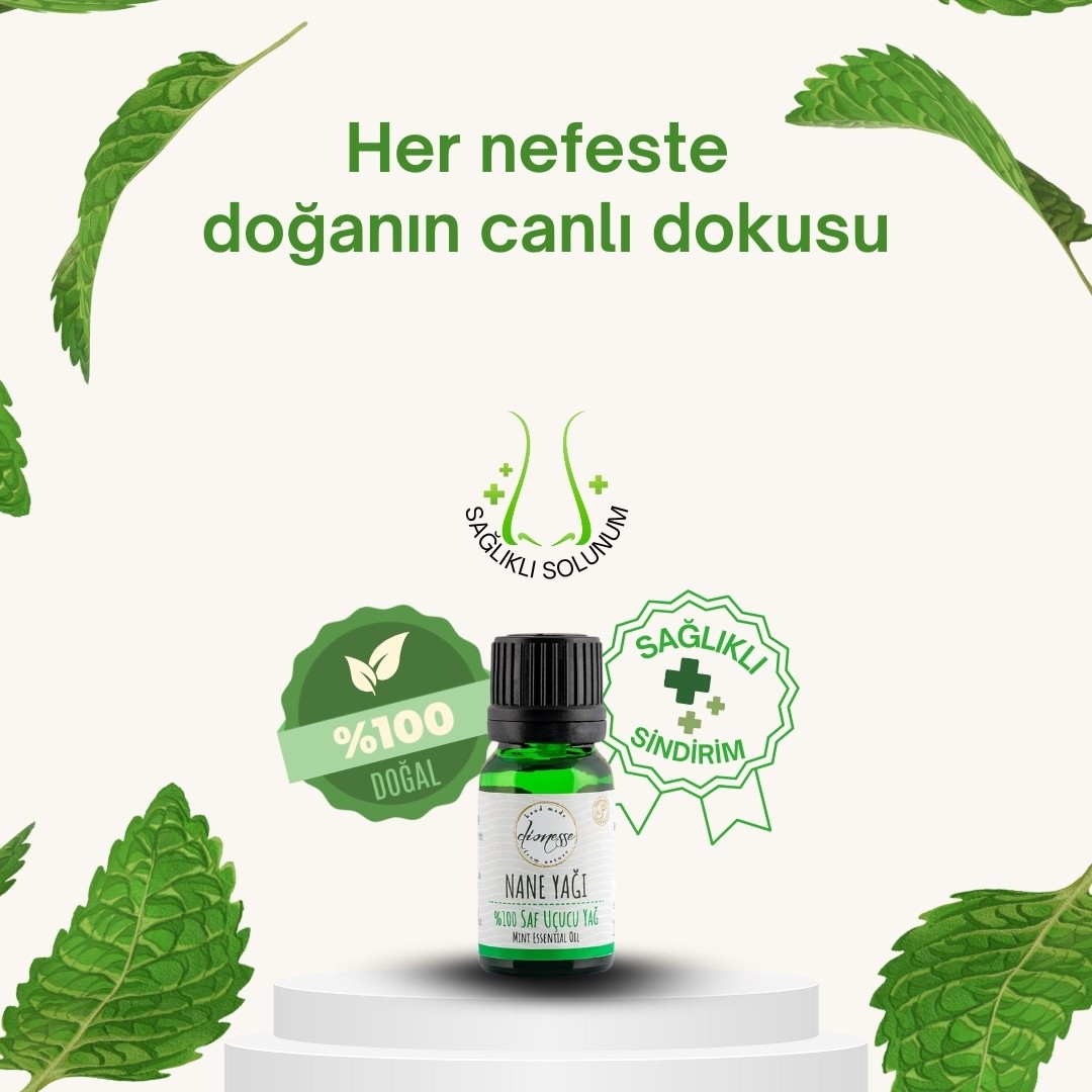 %100 Doğal Saf Nane Yağı 10 ml 